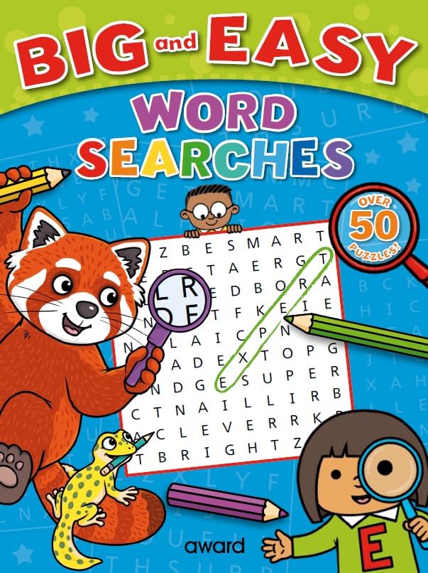 Big and Easy Word Searches: Red Panda Tiptoi & Games