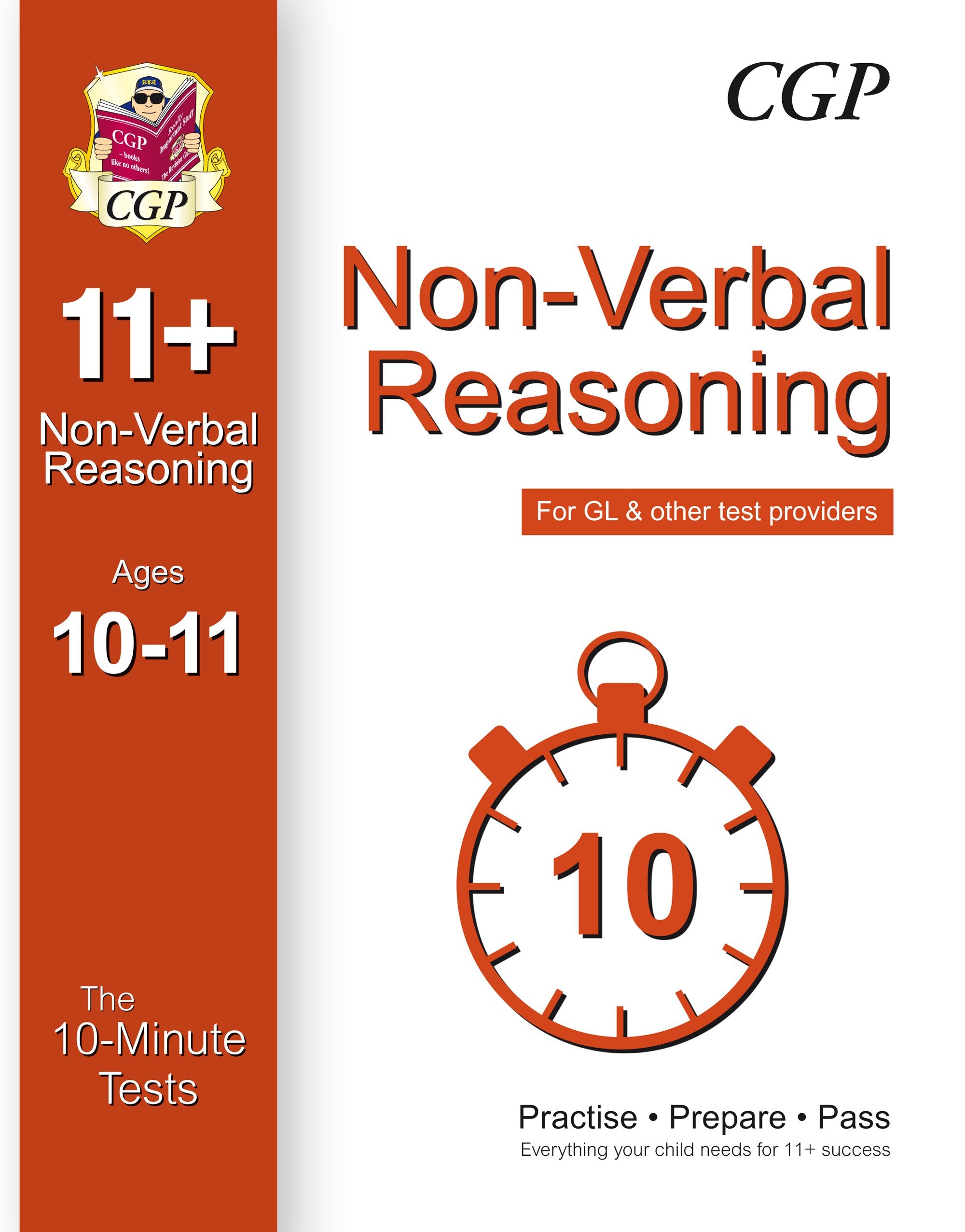 10-Minute Tests for 11+ Non-Verbal Reasoning (Ages 10-11) (for GL & Other Test Providers) (CGP 11+ GL) Study Guides