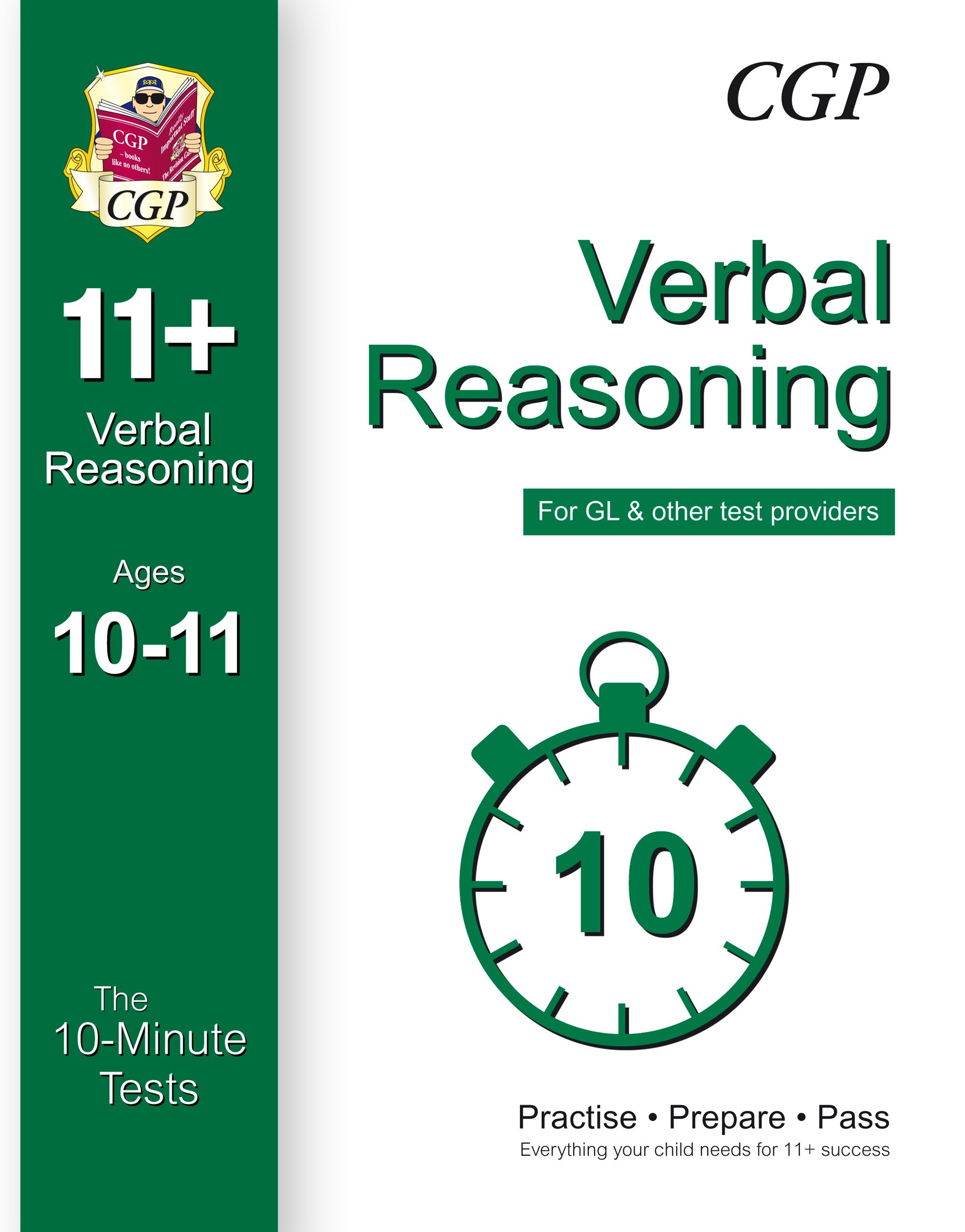 10-Minute Tests for 11+ Verbal Reasoning Ages 10-11 (for GL & Other Test Providers) book