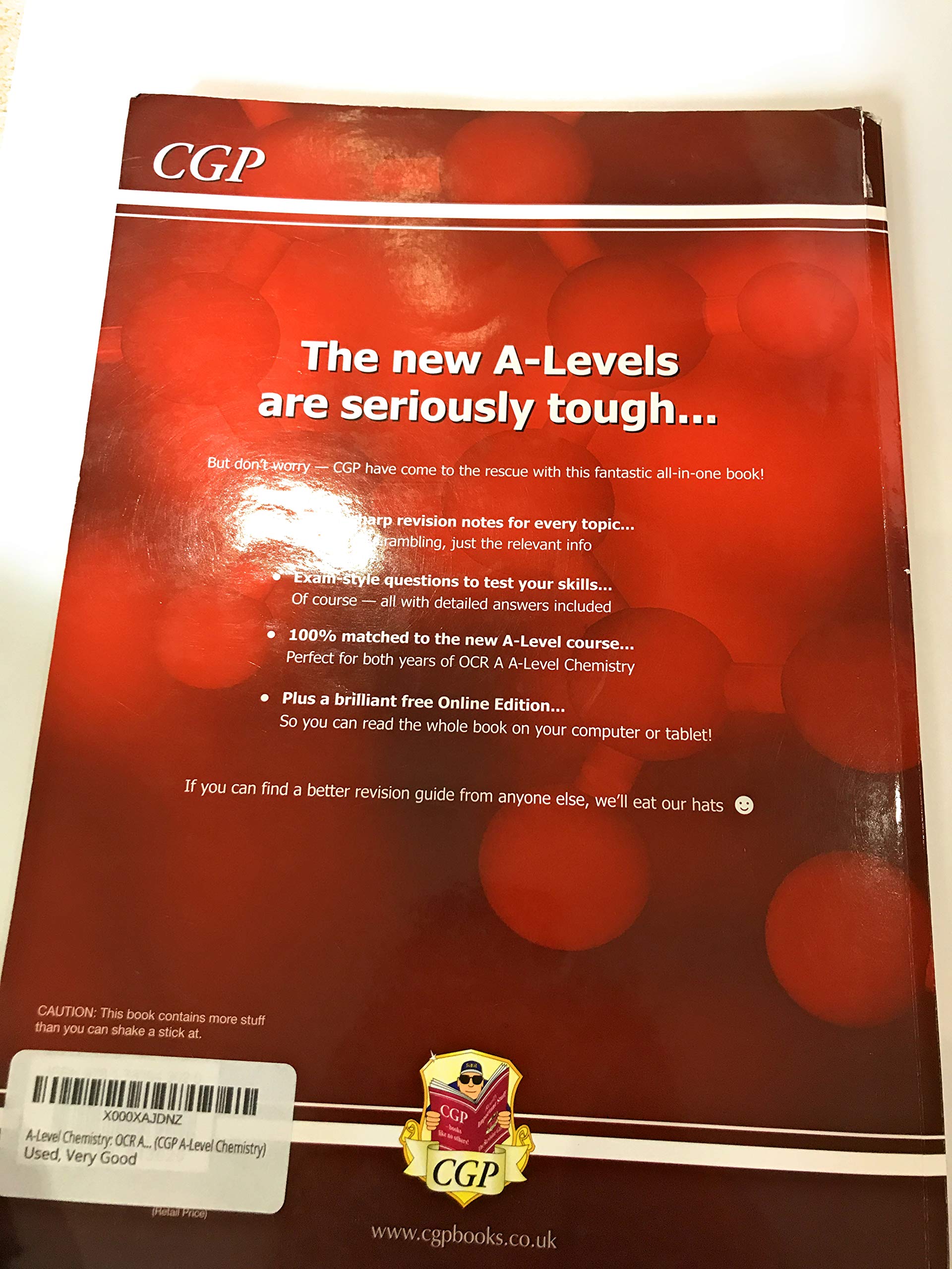 A-Level Chemistry: OCR A Year 1 & 2 Complete Revision & Prac (CGP A-Level Chemistry) Education & Training