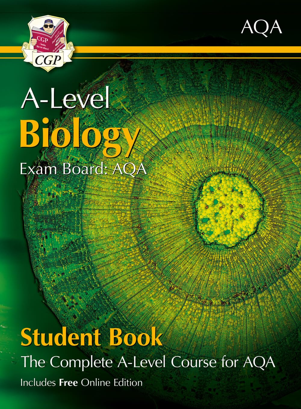 A-Level Biology for AQA: Year 1 & 2 Student Book with Online Edition (CGP AQA A-Level Biology) Study Guides