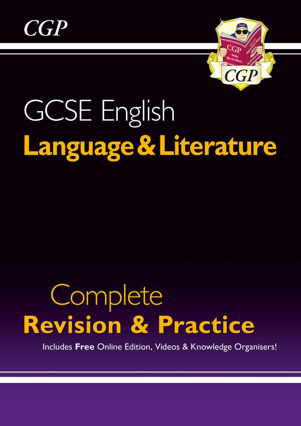 GCSE English Language & Literature Complete Revision & Practice (with Online Edition and Videos) (CGP GCSE English) Professional & Reference Books