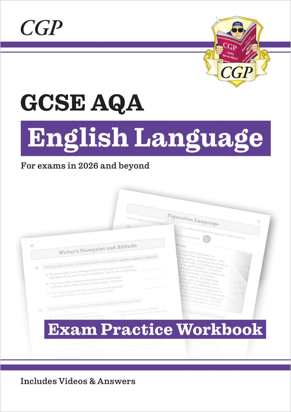 New GCSE English Language AQA Exam Practice Workbook - with Answers and Videos (for exams from 2026) Professional & Reference Books