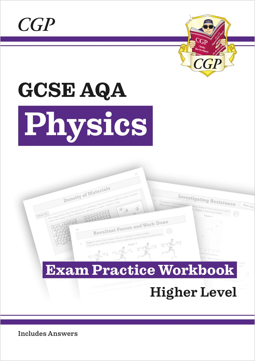 Product Image: GCSE Physics AQA Exam Practice Workbook - Higher (includes answers) (CGP AQA GCSE Physics)