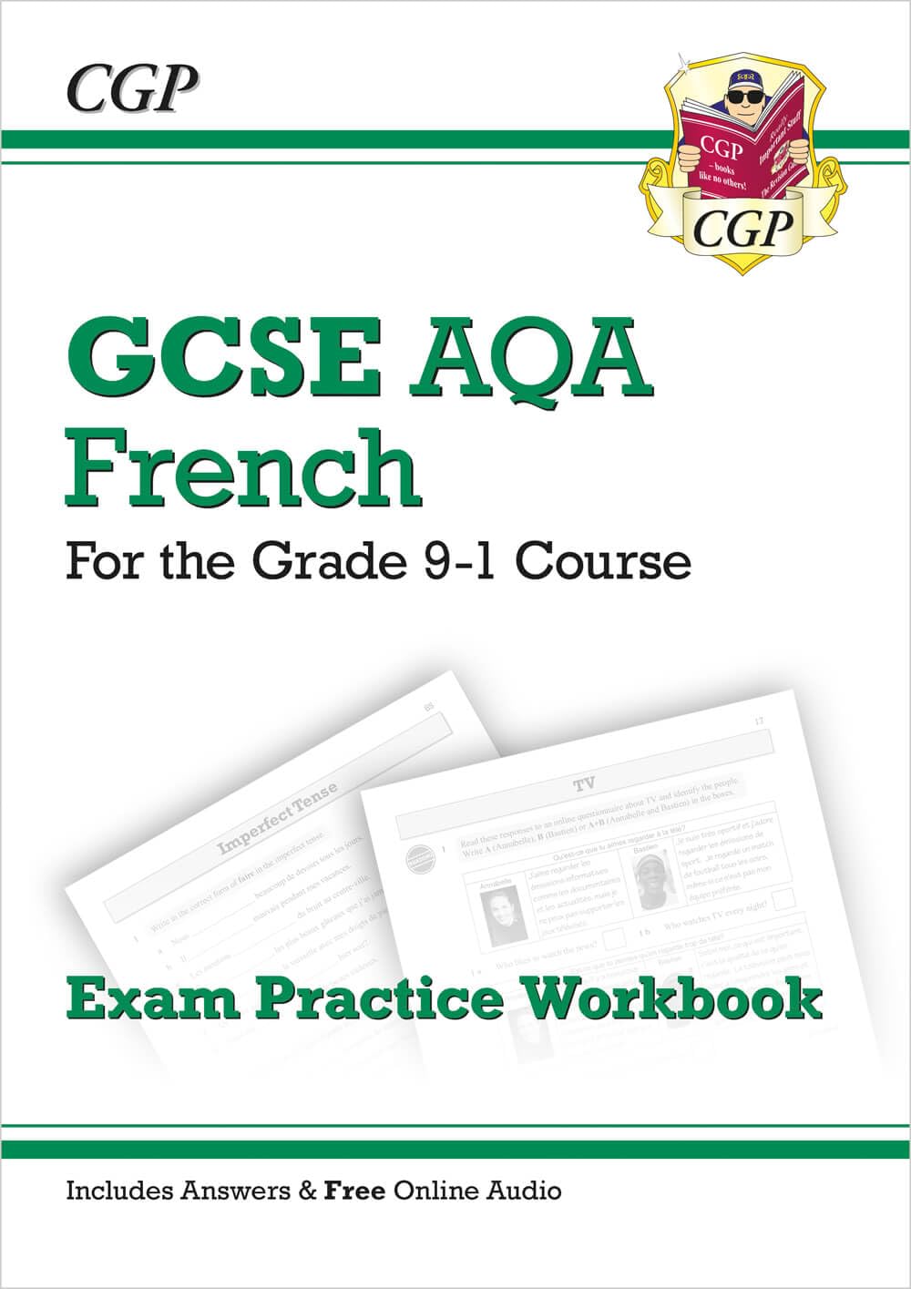 GCSE French AQA Exam Practice Workbook: includes Answers & Online Audio (For exams in 2025) (CGP AQA GCSE French) Professional & Reference Books
