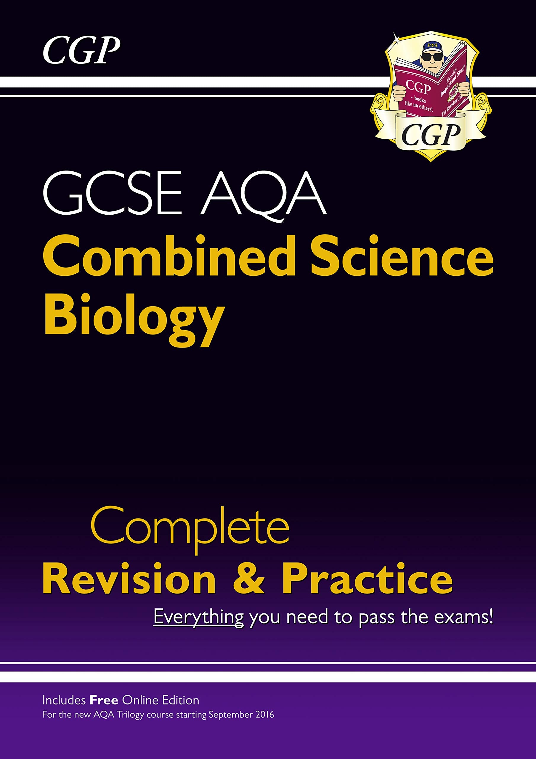 9-1 GCSE Combined Science: Biology AQA Higher Complete Revision & Practice with Online Edition Education & Training