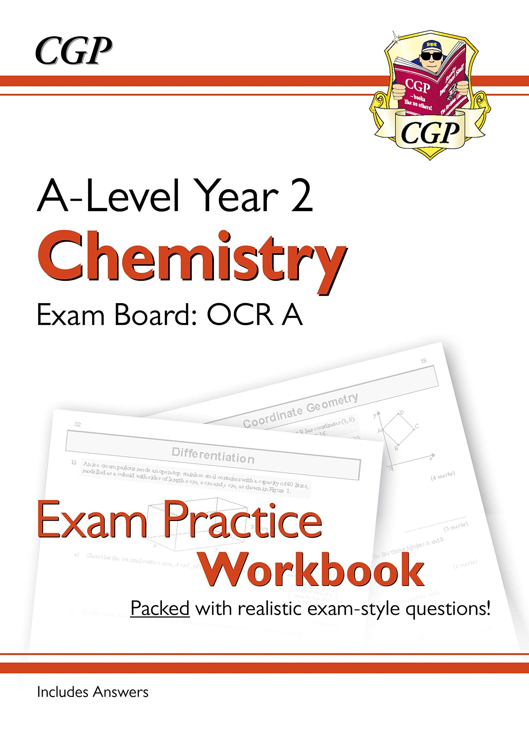 A-Level Chemistry: OCR A Year 2 Exam Practice Workbook - includes Answers (CGP OCR A A-Level Chemistry) Natural Sciences