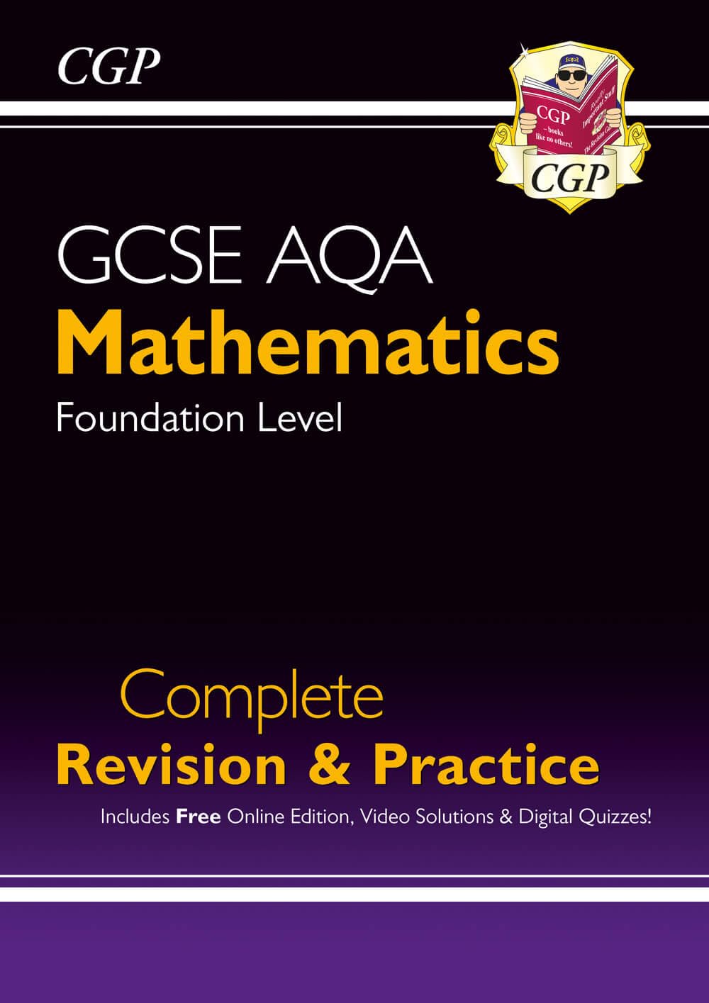 GCSE Maths AQA Complete Revision & Practice: Foundation inc Online Ed, Videos & Quizzes (CGP AQA GCSE Maths) Professional & Reference Books