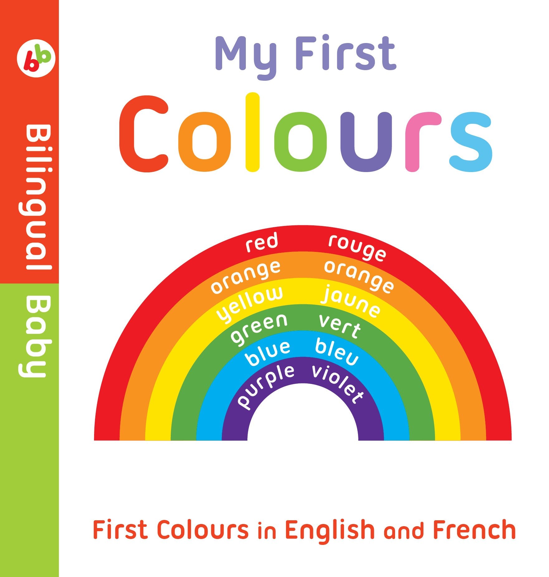 Bilingual Baby English-French First Colours book