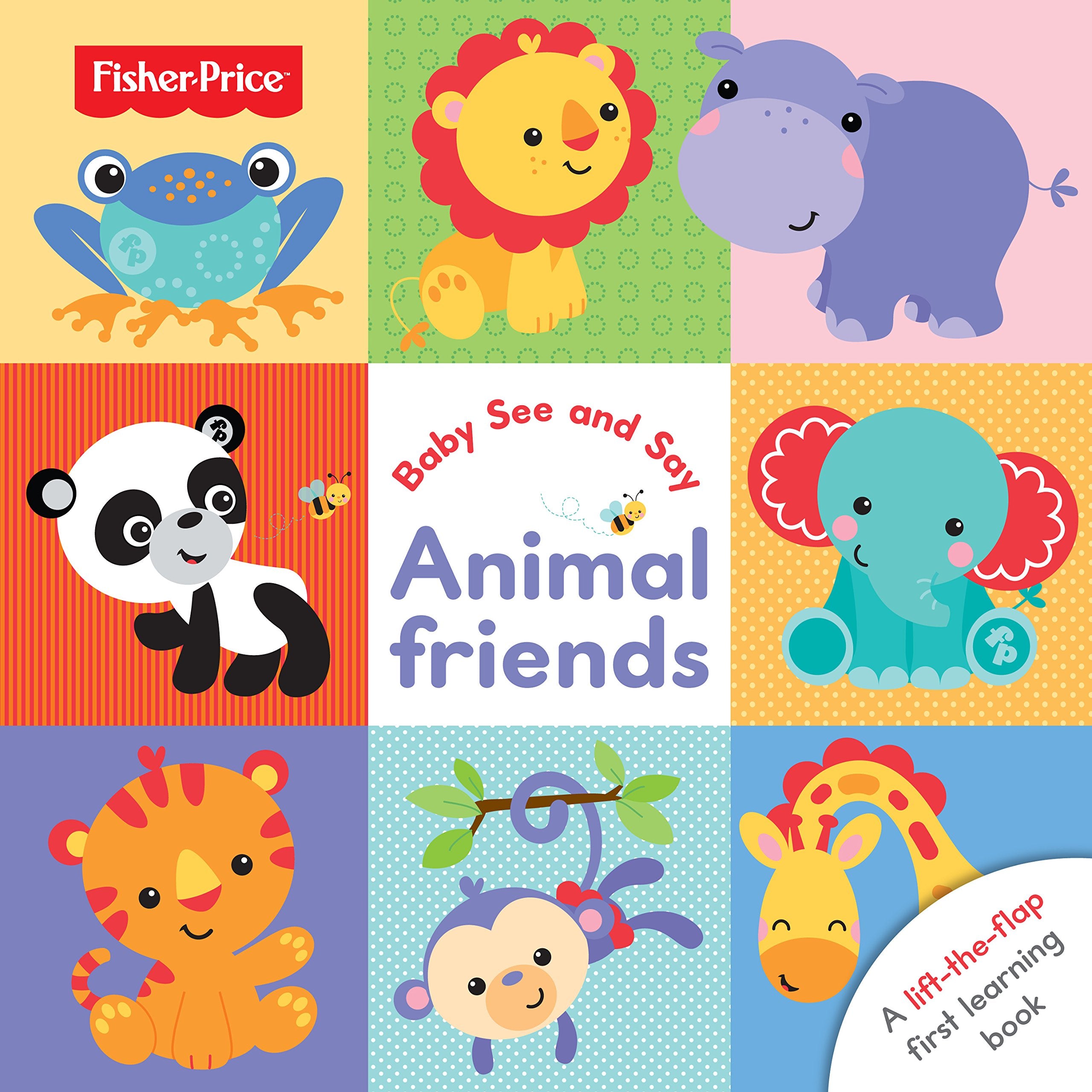 Fisher Price Baby See and Say Animal Friends book