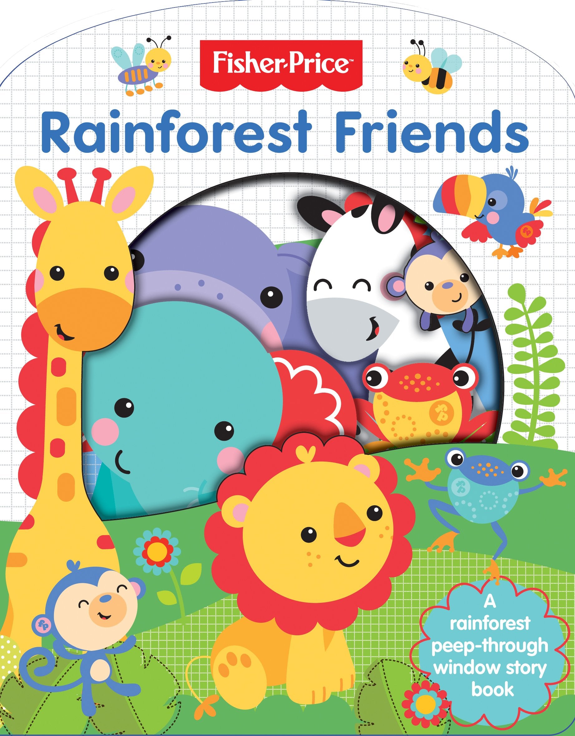 Fisher Price Rainforest Friends - Cut Through book