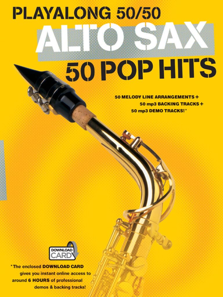 Playalong 50/50: Alto Sax - 50 Pop Hits Arts & Music