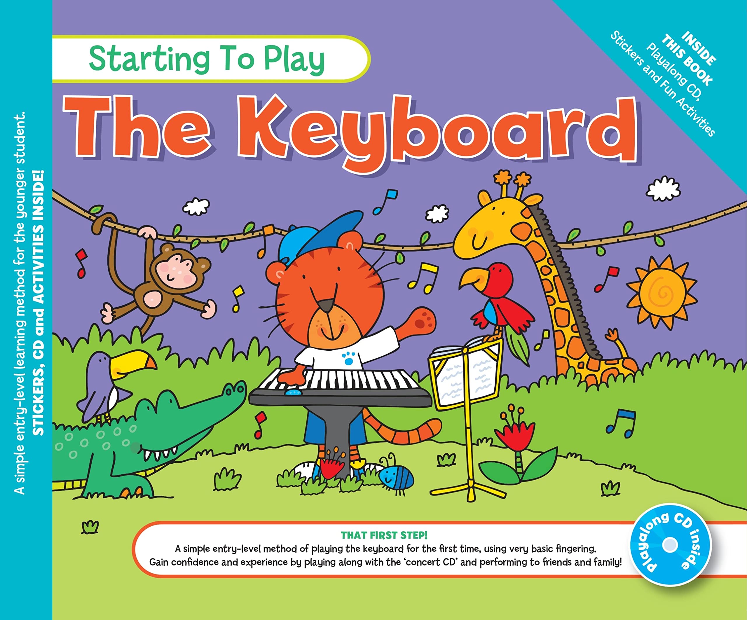 MUSIC FOR KIDS: Starting To Play The Keyboard Book & CD: Noten, Lehrmaterial, Bundle, CD für Keyboard Sheet Music