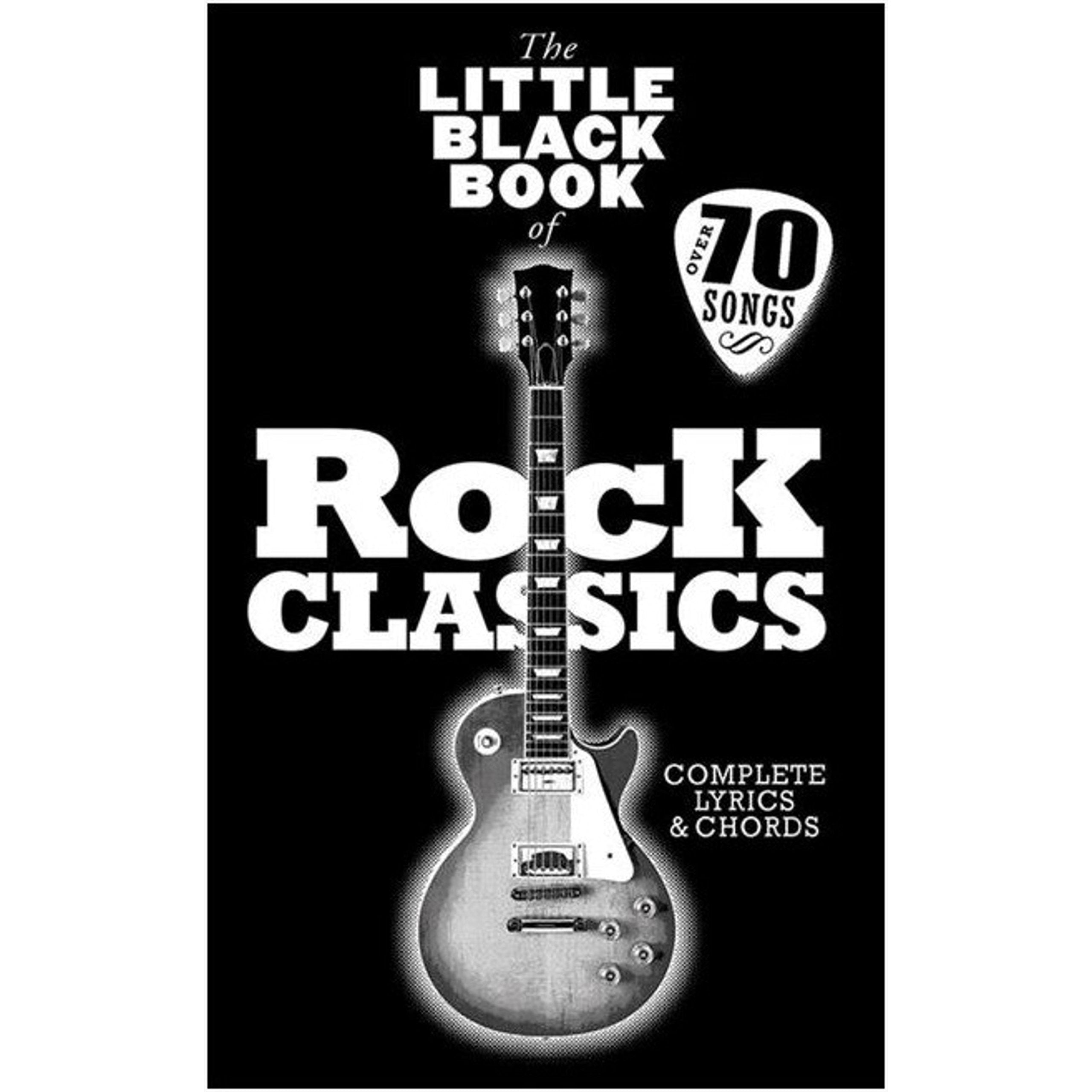 The Little Black Book Of Rock Classics: Noten, Songbook für Gesang, Gitarre Sheet Music