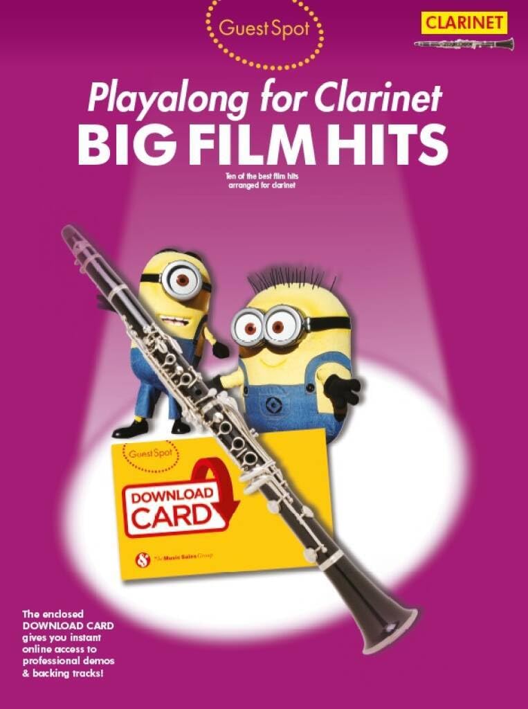 Guest Spot: Big Film Hits Playalong For Clarinet (Book/Audio Download) Sheet Music