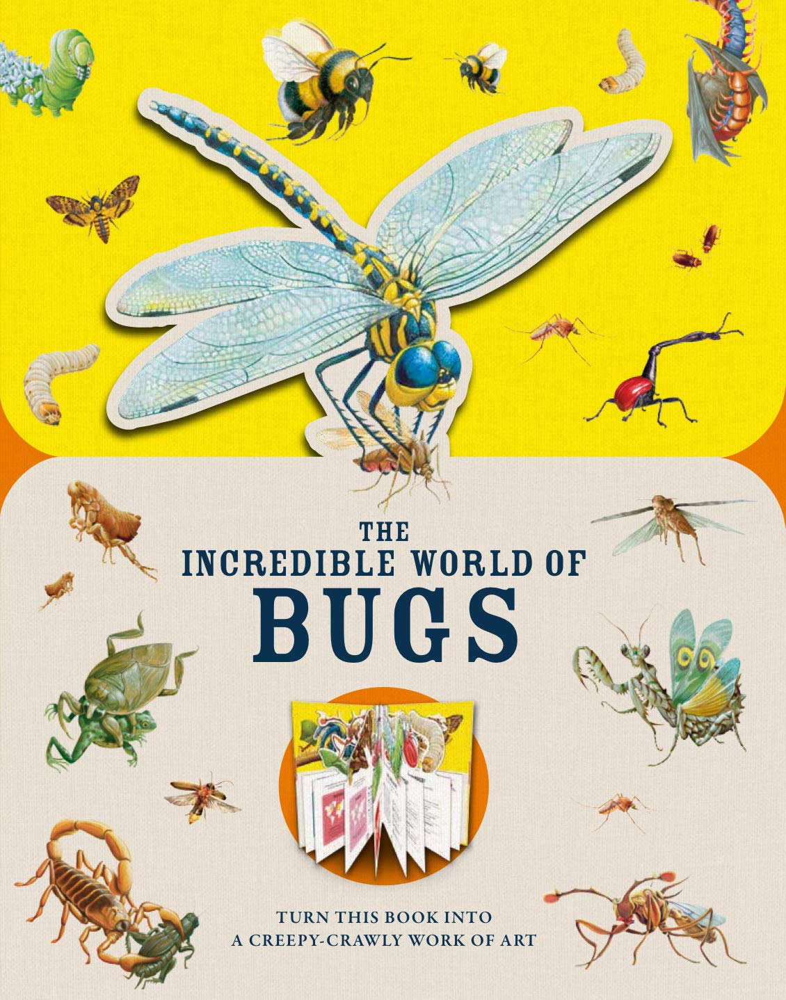The Incredible World of Bugs: Turn This Book into a Creepy-crawly Work of Art (Paperscapes) Non-fiction