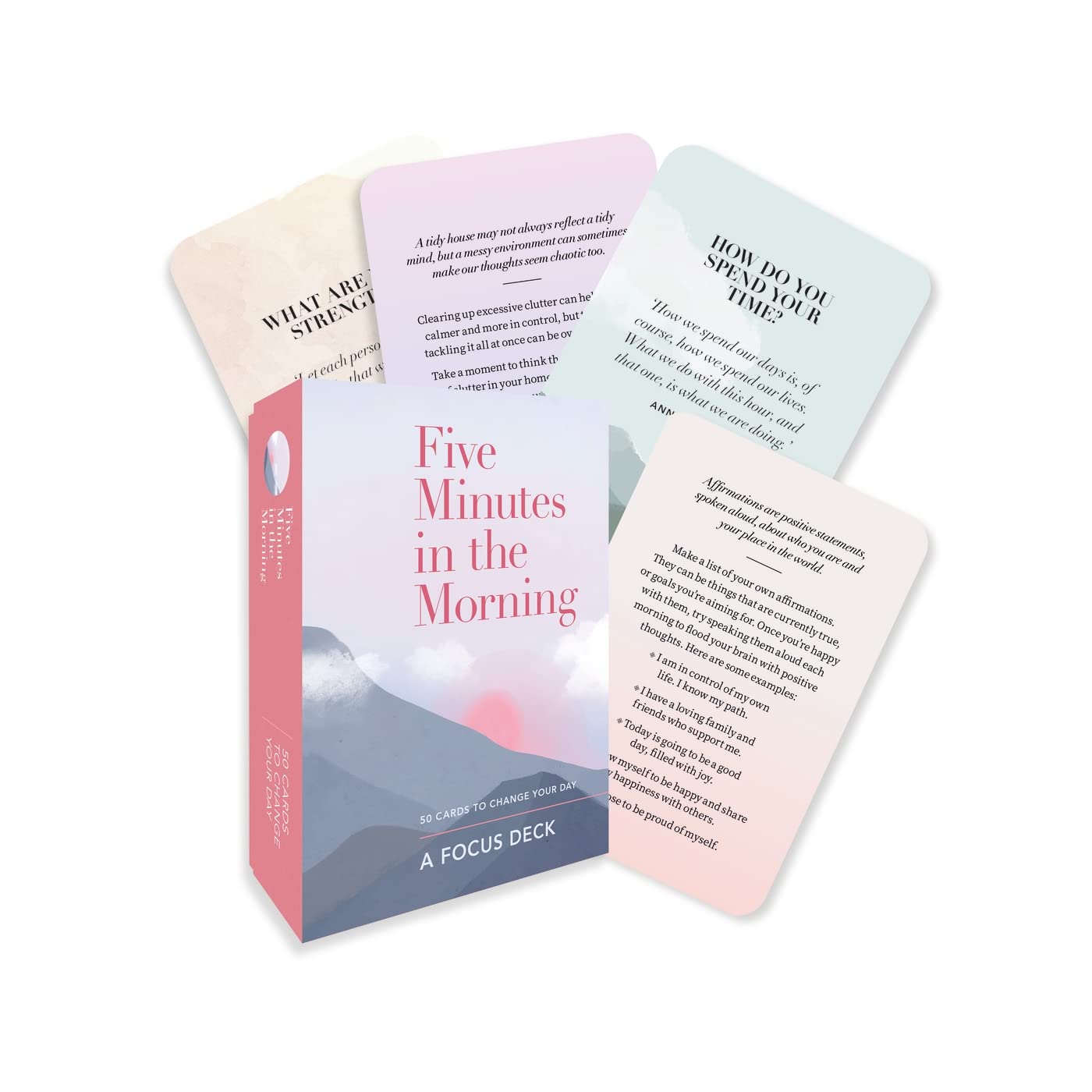 Five Minutes in the Morning: A Focus Card Deck: 50 Cards to Change Your Day (Five-minute Self-care Journals) Business, Finance & Career