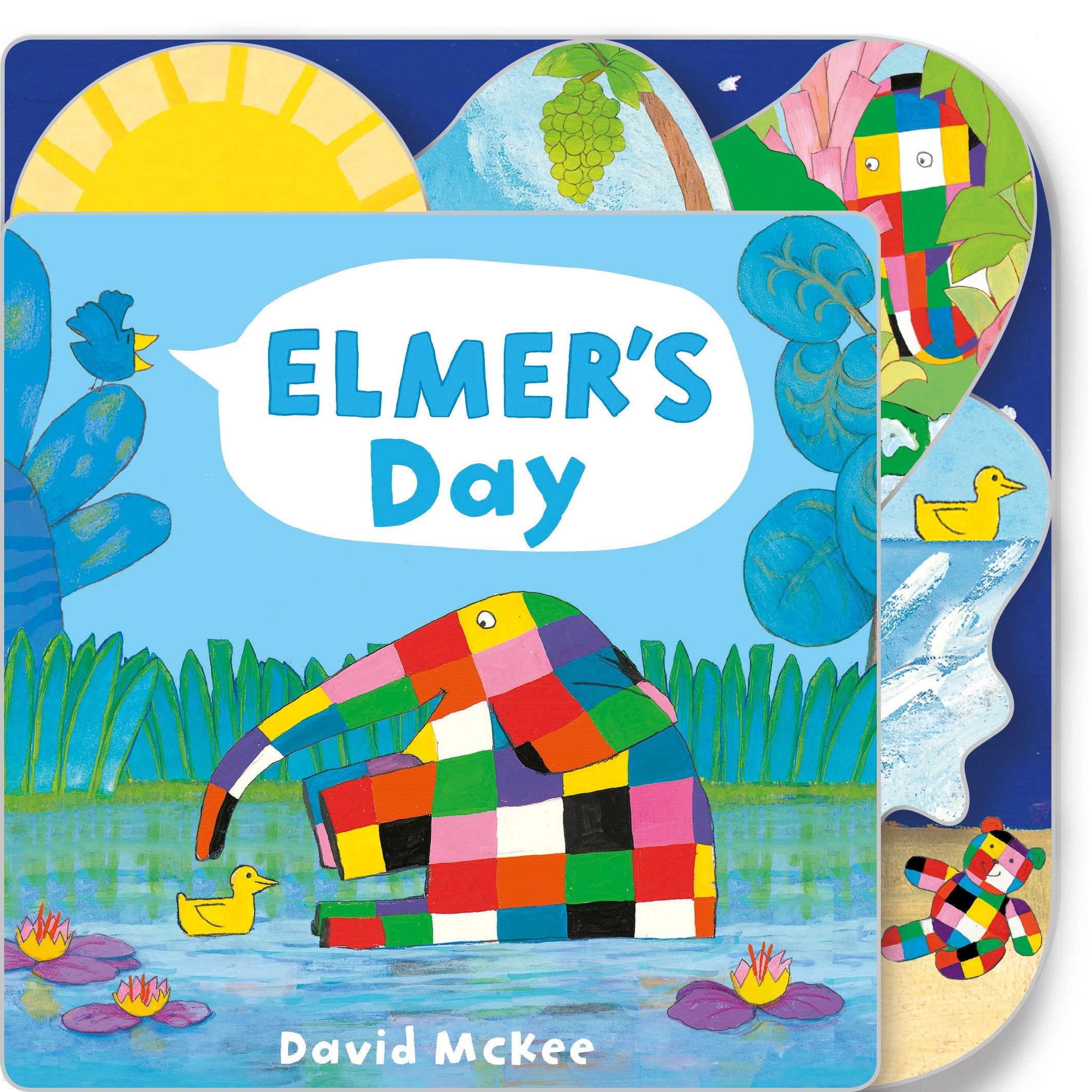 Elmer's Day: Tabbed Board Book: 1 (Elmer Picture Books) book