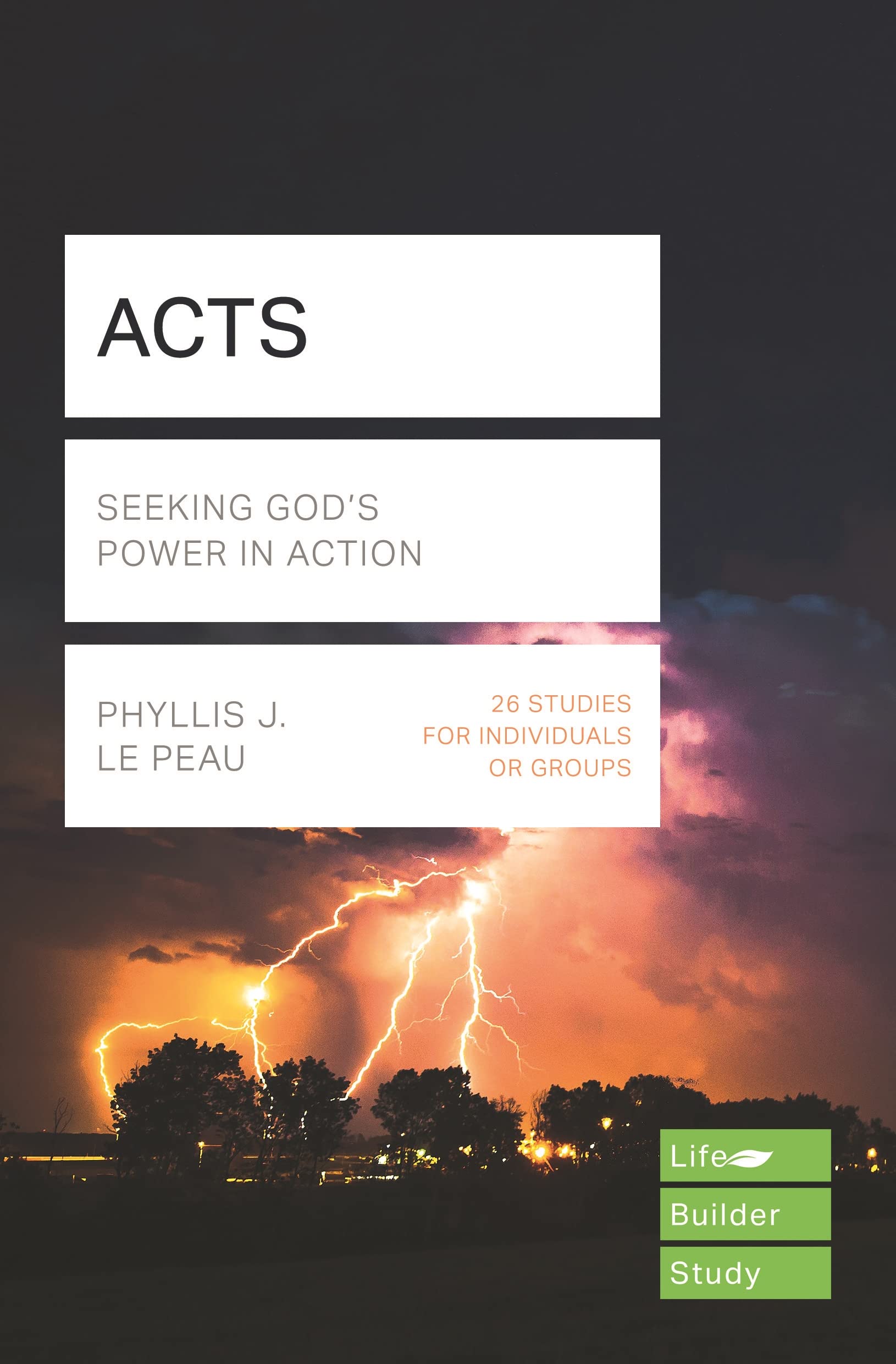 ACTS: SEEING GOD'S POWER IN ACTION (Lifebuilder Bible Study Guides) Religion & Esotericism