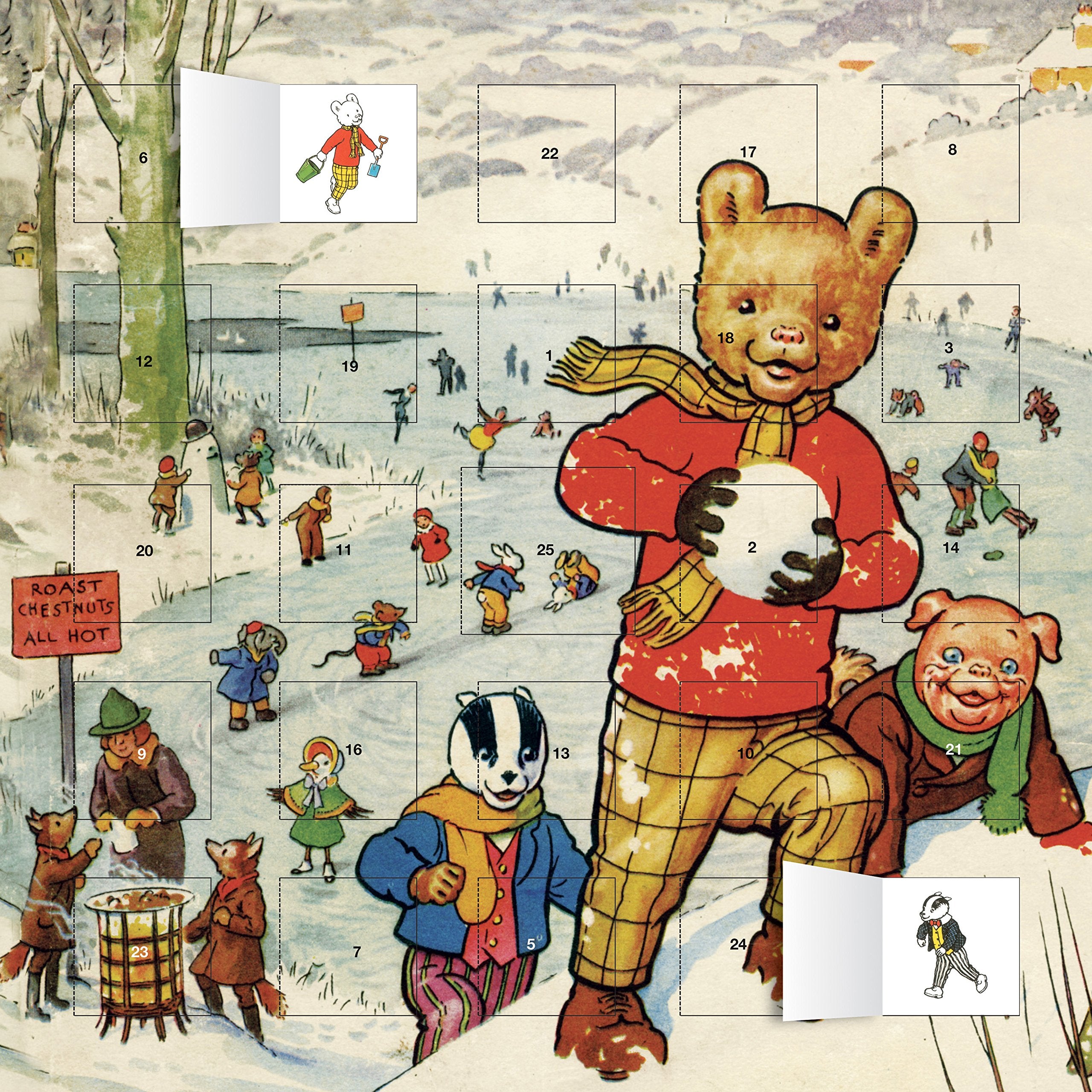 Product Image: Classic Rupert advent calendar (with stickers)