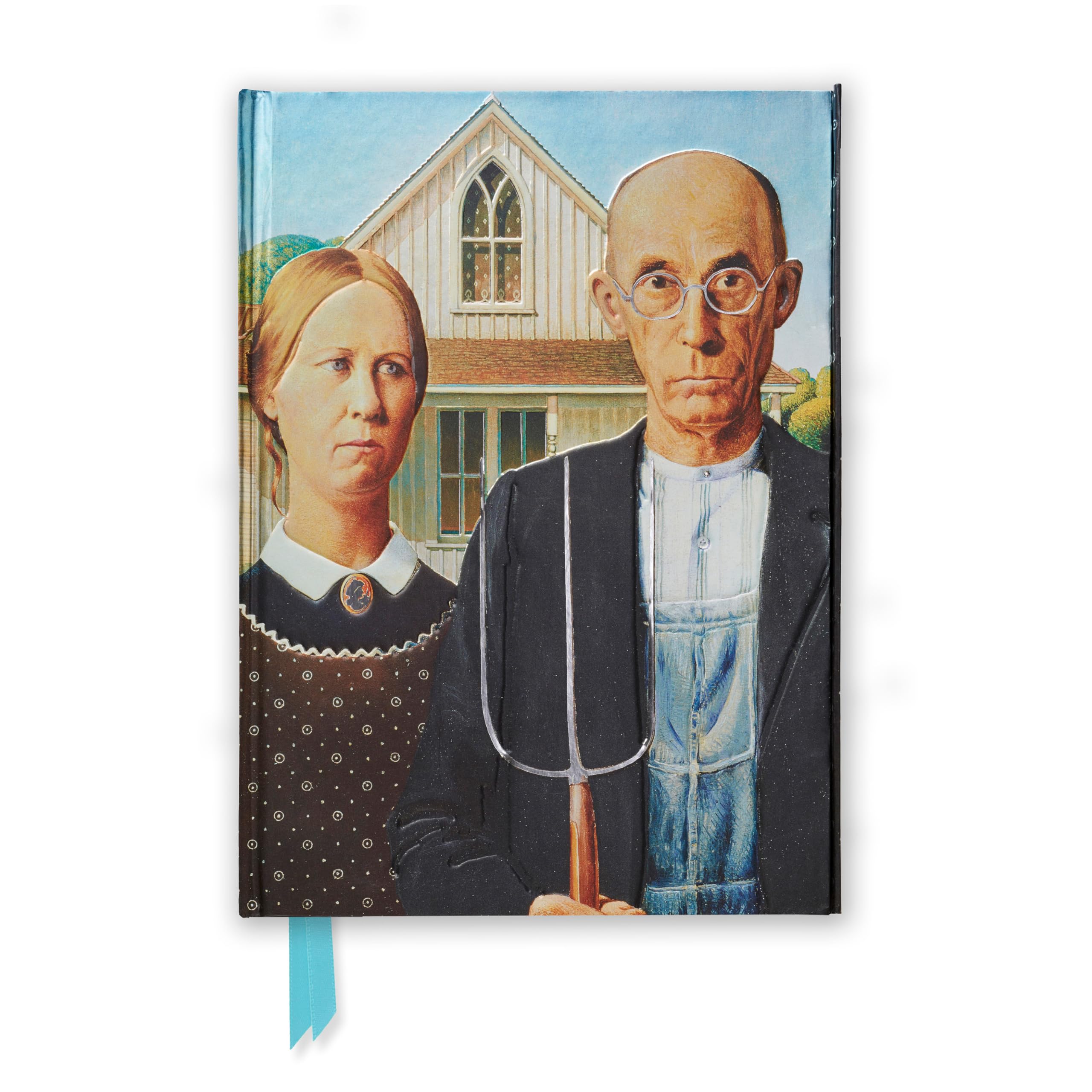 Premium Notizbuch DIN A5: Grant Wood, American Gothic: Unser hochwertiges, liniertes Blankbook mit festem, künstlerisch geprägtem Einband und ... DIN A 5 mit Magnetverschluss, Band 8) Living & Furnishing