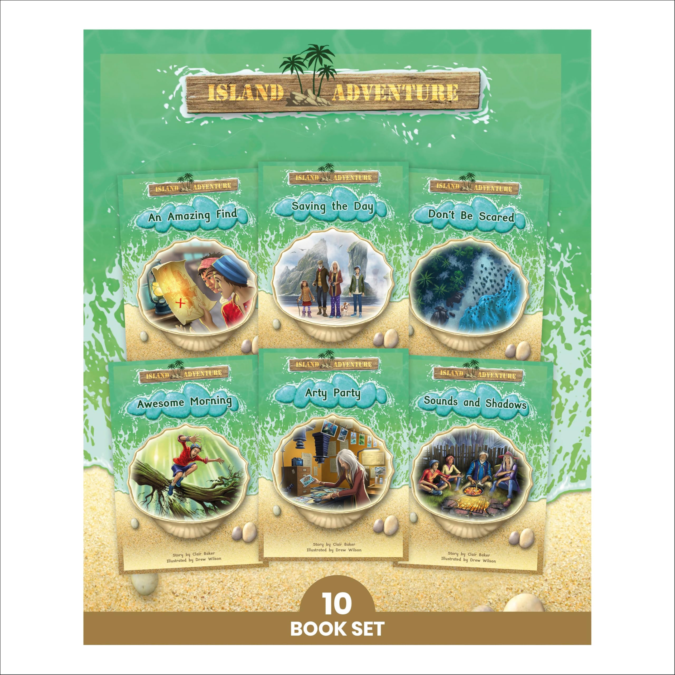 Phonic Books Island Adventure: Decodable Books for Older Readers (Alternative Vowel Spellings) (Phonic Books Catch-Up Decodable Readers) Learning & Reference