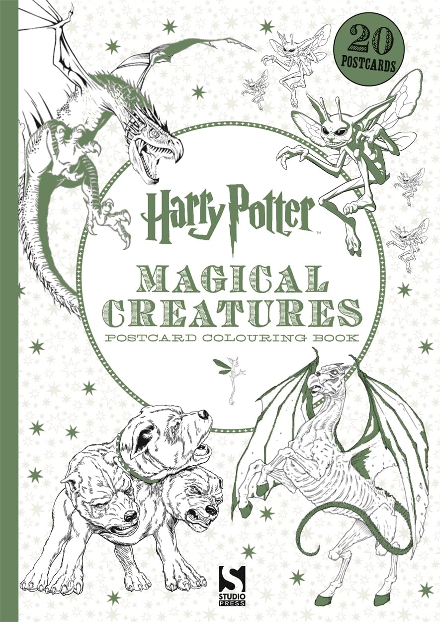 Product Image: Harry Potter Magical Creatures Postcard Colouring Book