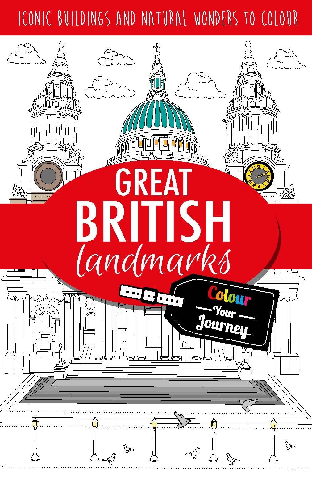 Colour Your Journey: Great British Landmarks: Iconic landmarks to colour (Adult Colouring/Activity) Hobbies & Crafts