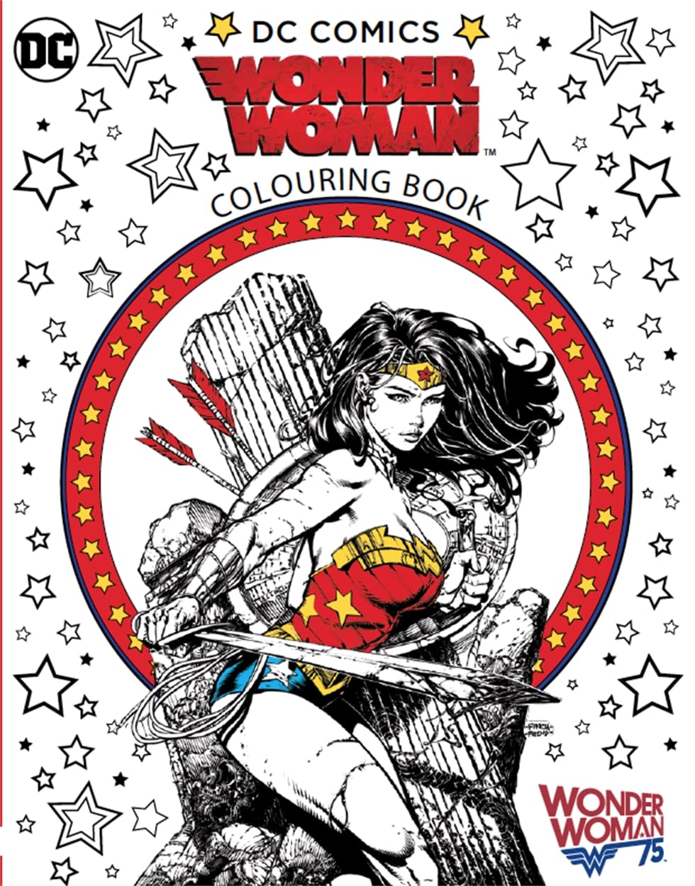Wonder Woman Colouring Book Education