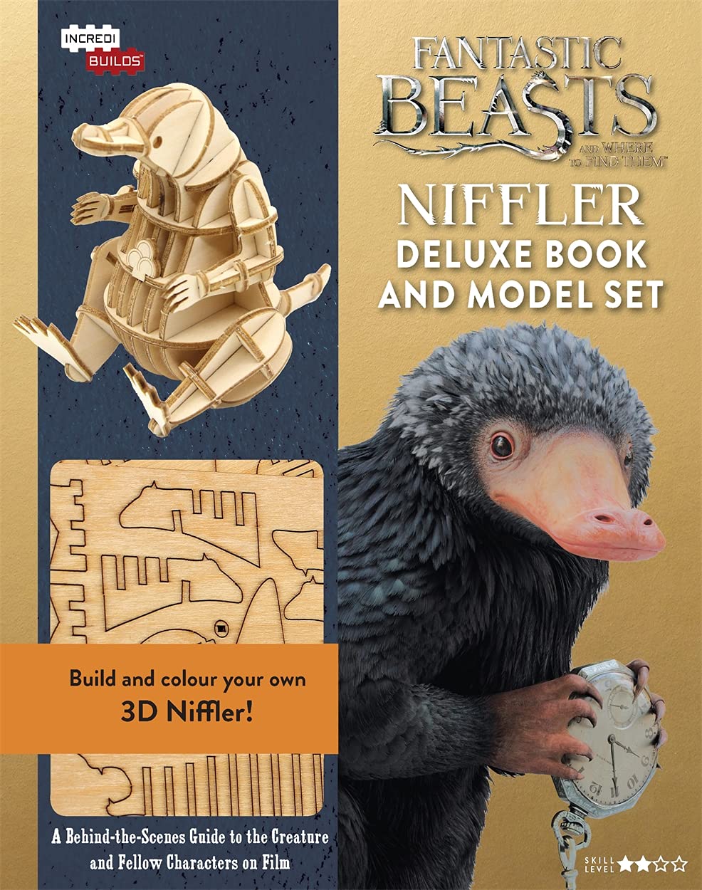 IncrediBuilds - Fantastic Beasts - Niffler: Deluxe model and book set. Build and colour your own 3D Niffler! Tiptoi & Games