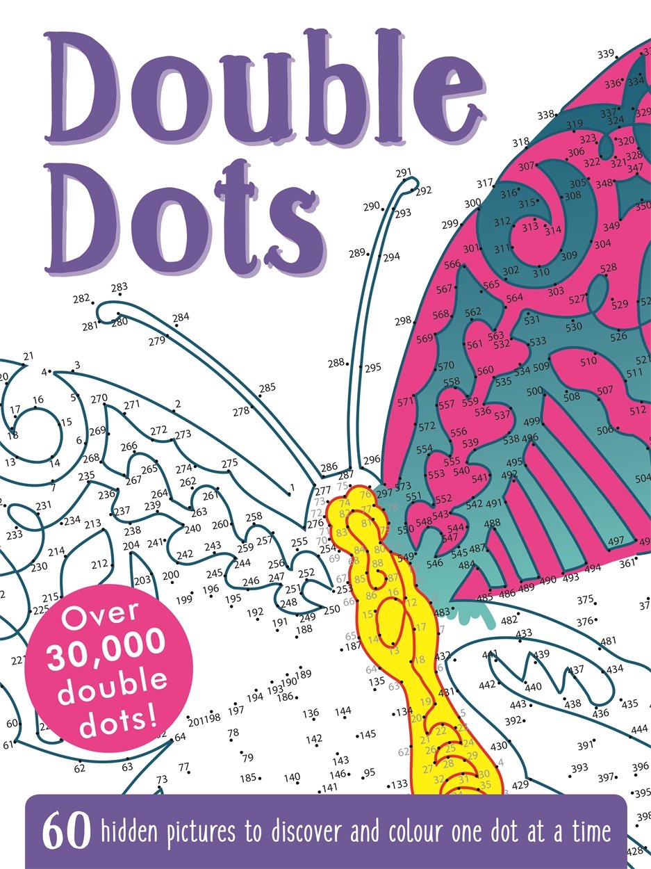 Double Dots: 60 amazing hidden pictures to discover and colour one dot at a time: 60 Hidden Pictures to Discover and Colour One Dot at a Time (Adult Colouring/Activity) Film, Art & Culture