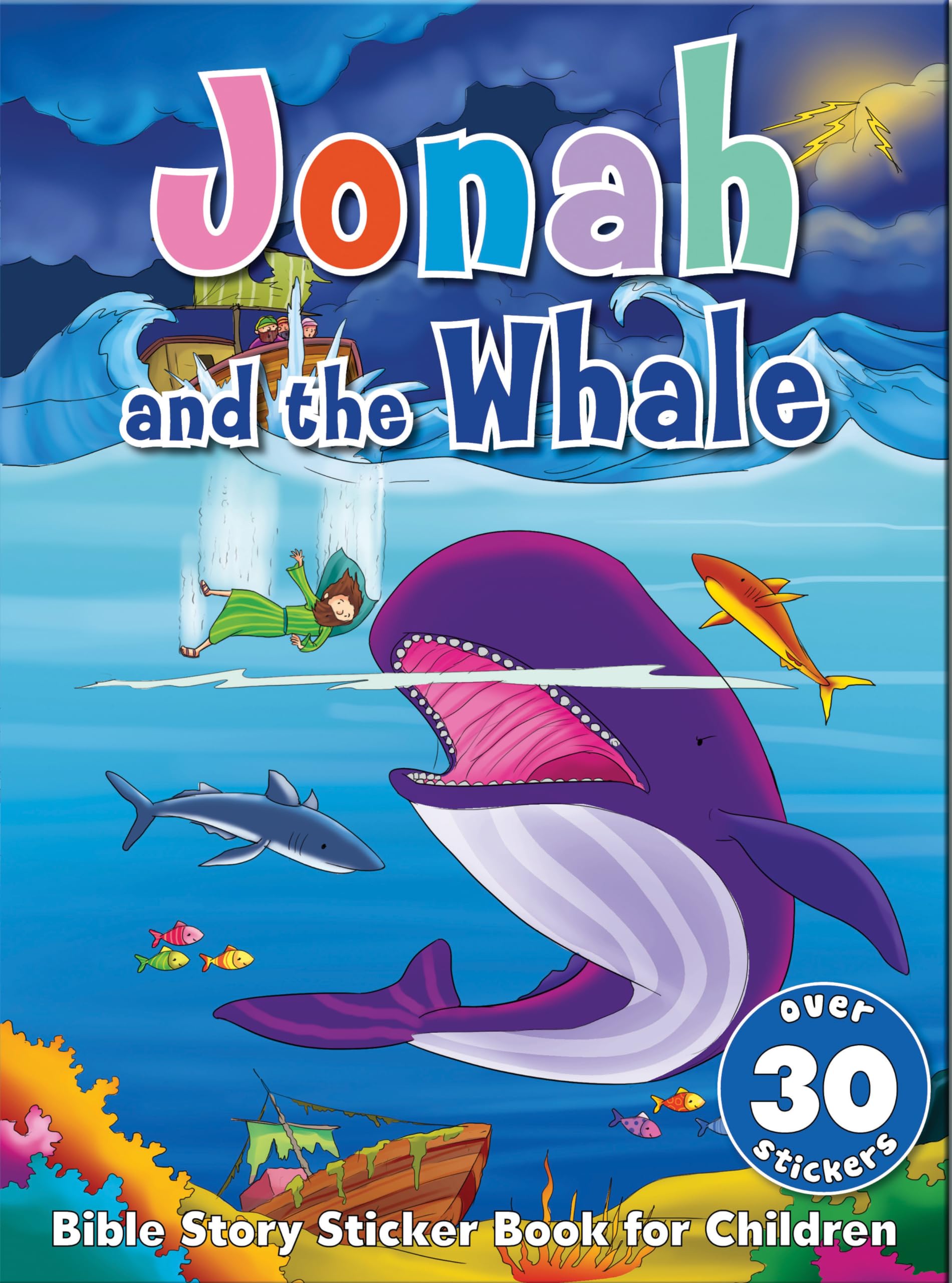 Bible Story Sticker Book for Children: Jonah and the Whale Non-fiction