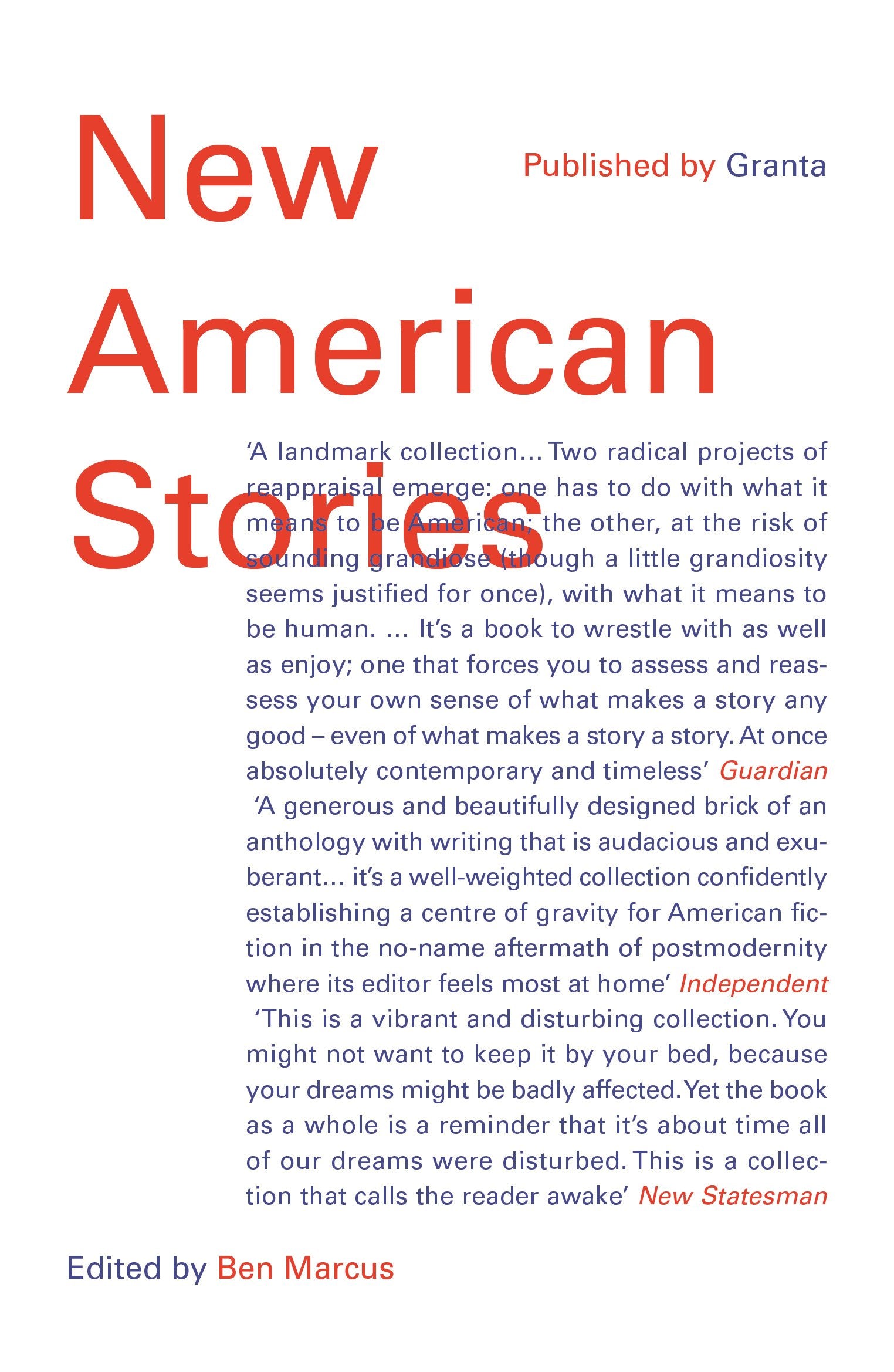 New American Stories Essays & Short Stories