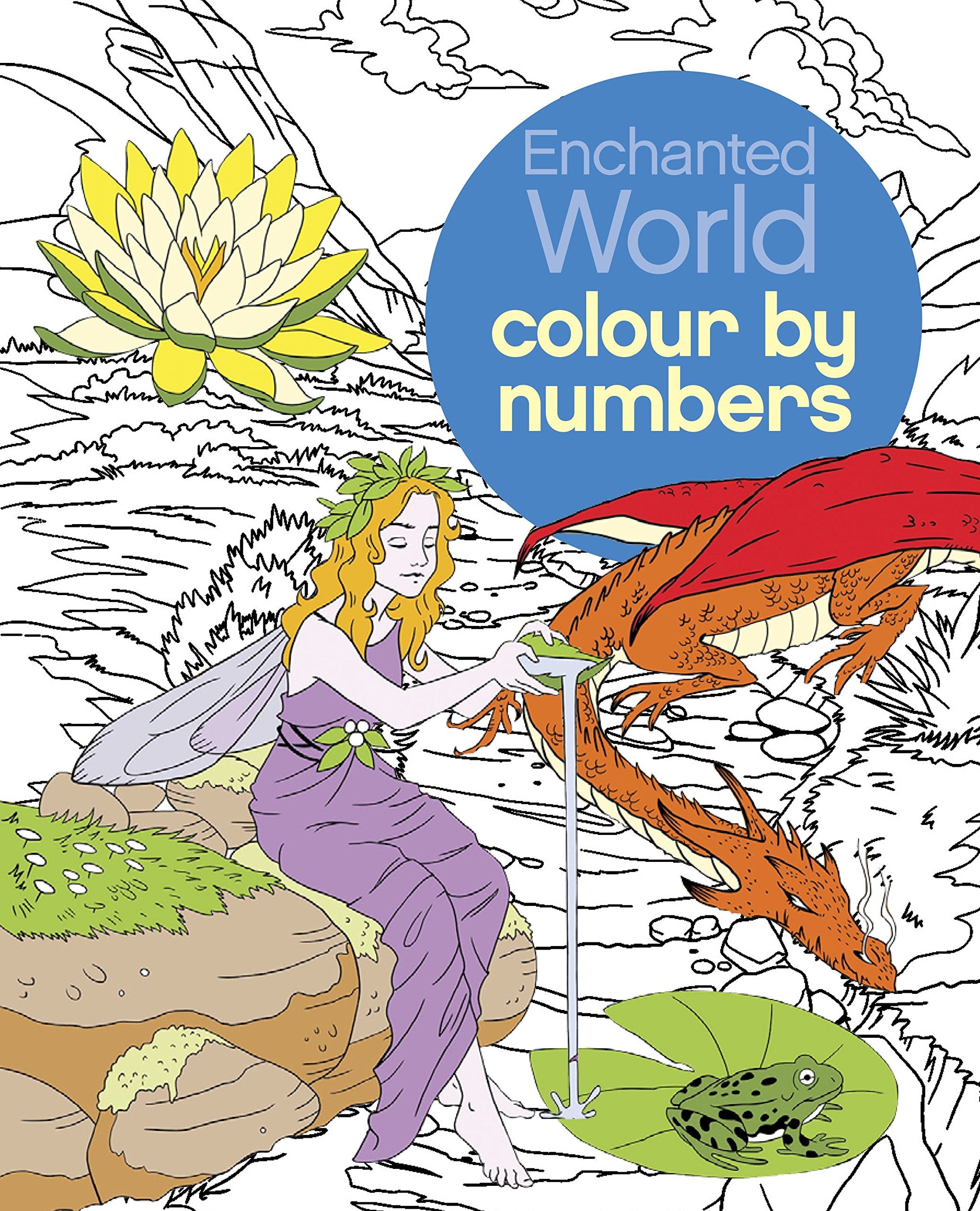 Enchanted World Colour by Numbers (Arcturus Colour by Numbers Collection) Tiptoi & Games
