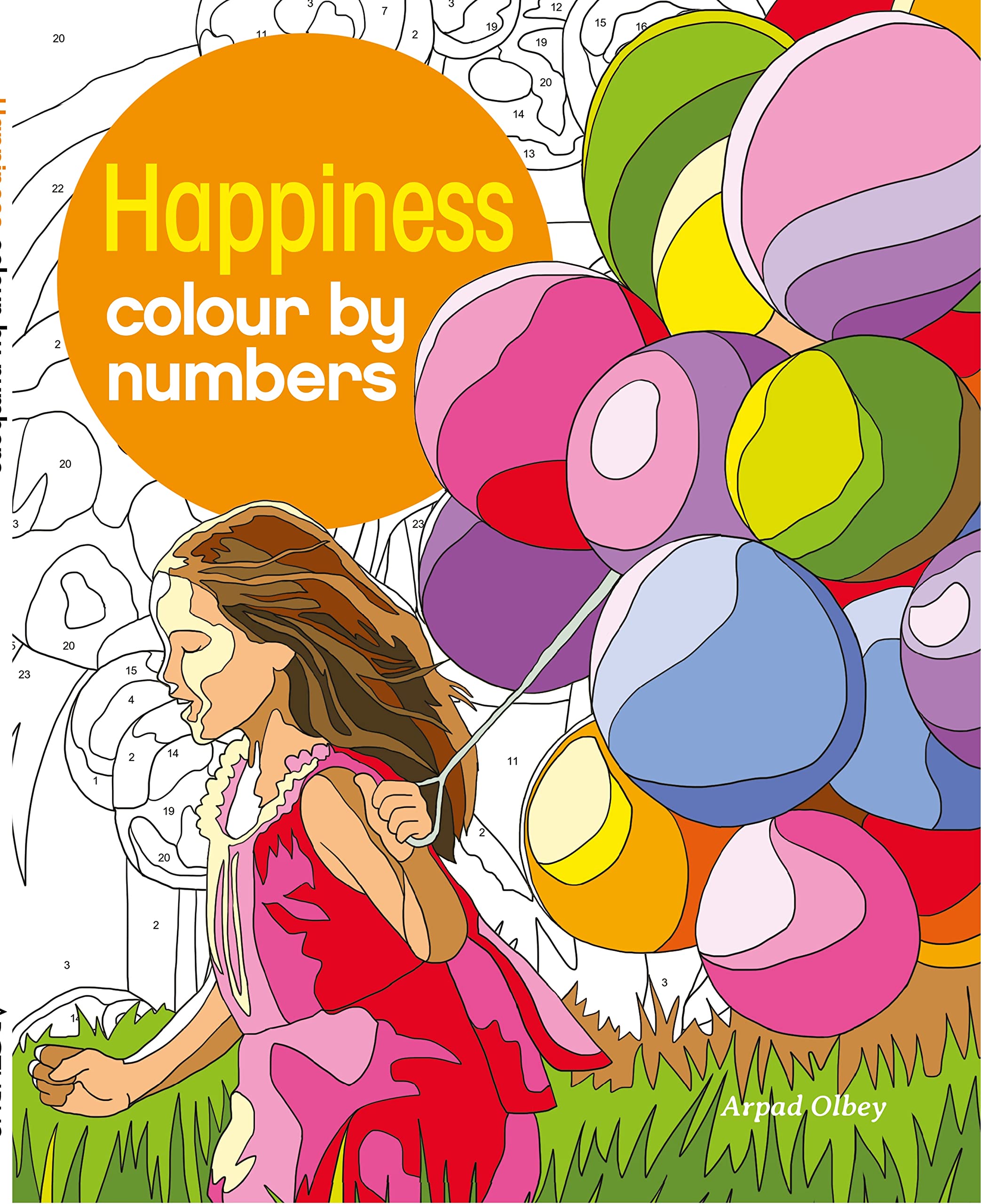 Happiness Colour by Numbers (Arcturus Colour by Numbers Collection) Hobbies & Crafts