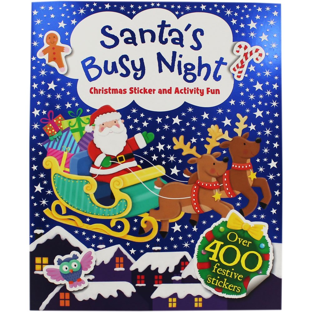 Product Image: Santa's Busy Night - Christmas Sticker and Activity Fun
