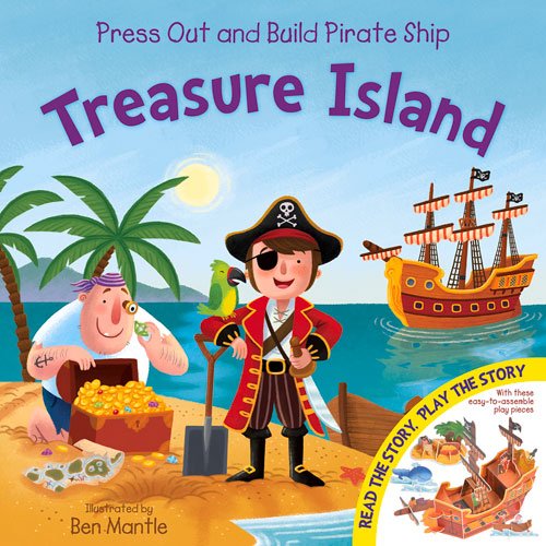 Treasure Island: Press Out and Build Pirate Ship and Story Tiptoi & Games