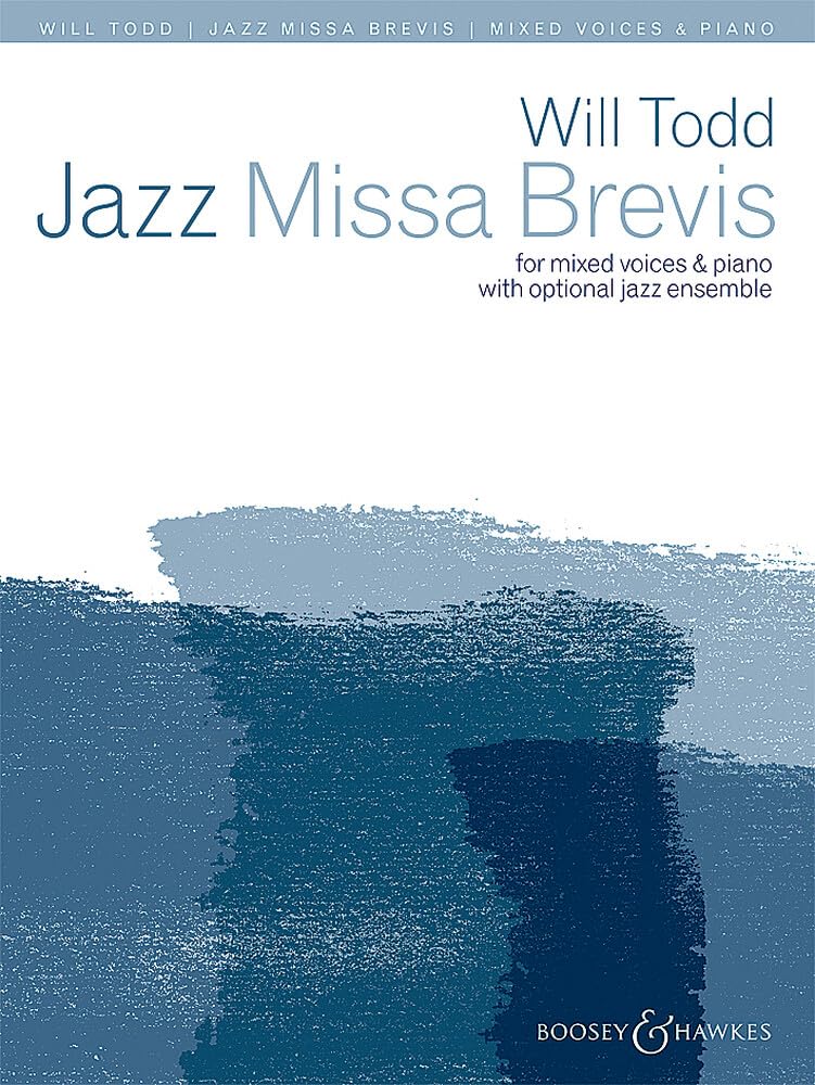 Jazz Missa Brevis: gemischter Chor (SATB divisi) und Klavier; Jazz-Trio (Klavier, Bass und Schlagzeug) oder Jazz-Ensemble (Alt-Saxophon, 2 Trompeten und Jazz-Trio) ad libitum. Chorpartitur. Arts & Music