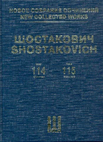 Schostakowitsch, Dimitri: New collected Works Series 5 vol.114/115 : Arrangements for piano 4 hands score Books