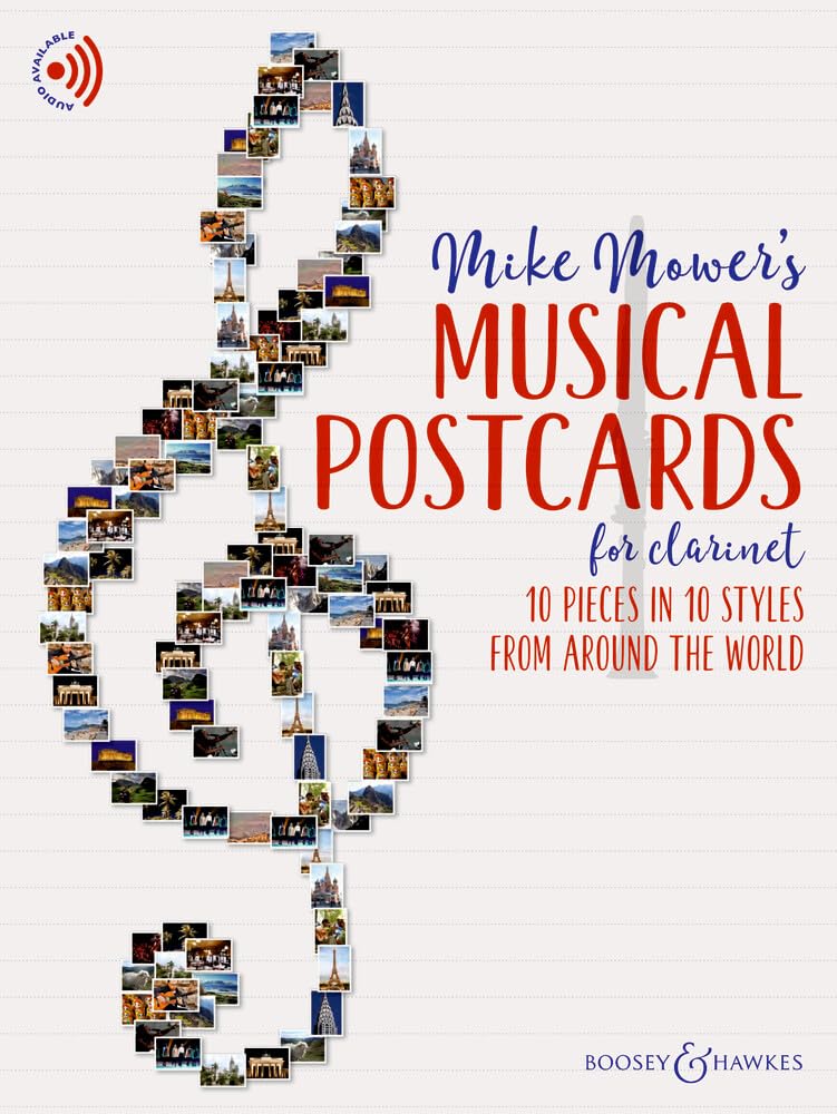 Musical Postcards for Clarinet: 10 pieces in 10 styles from around the world book