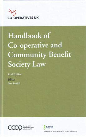 Handbook of Co-operative and Community Benefit Society Law Law