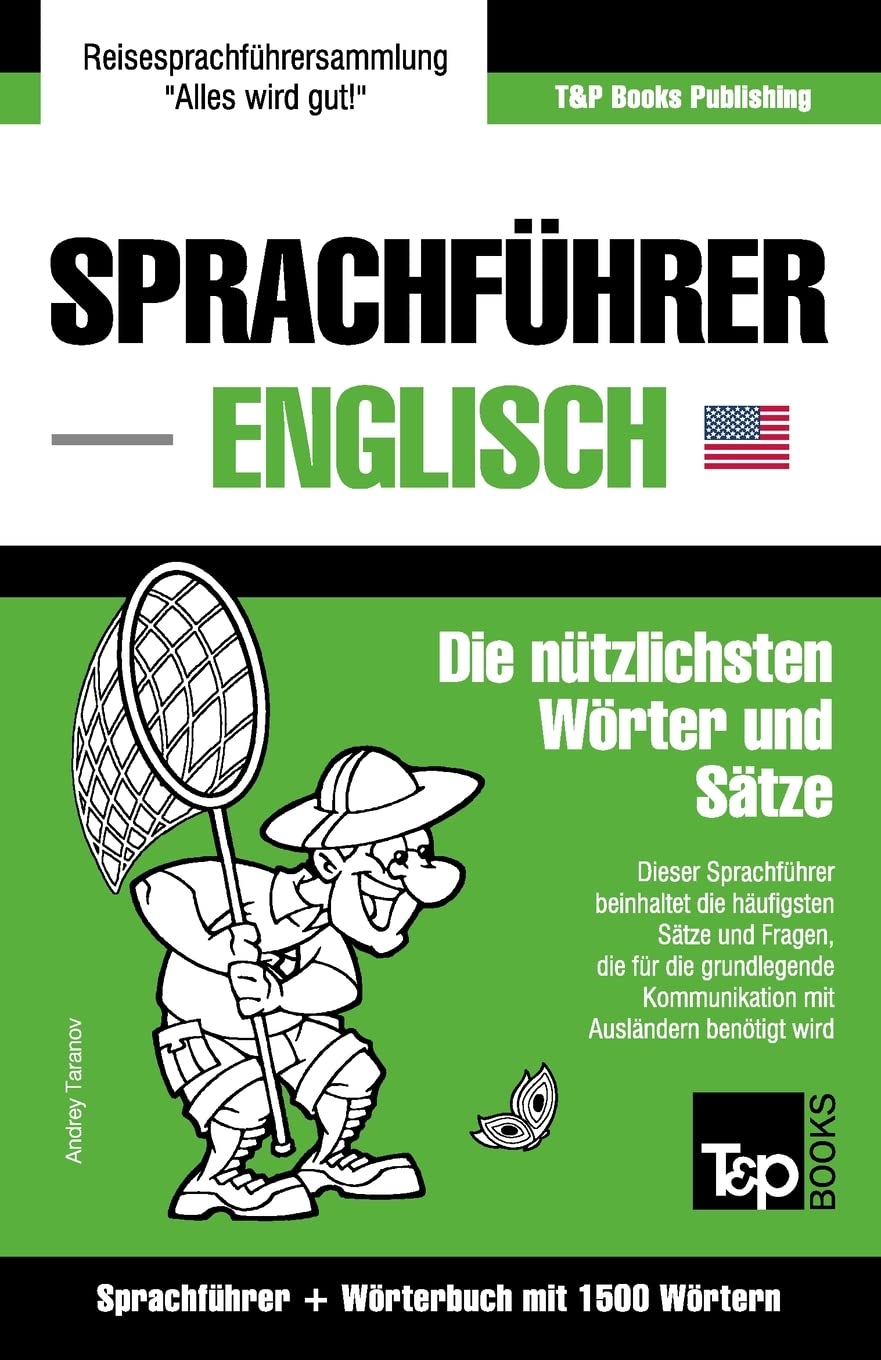 Sprachführer Deutsch-Englisch und Kompaktwörterbuch mit 1500 Wörtern (German Collection, Band 78) Leisure, Home & Garden