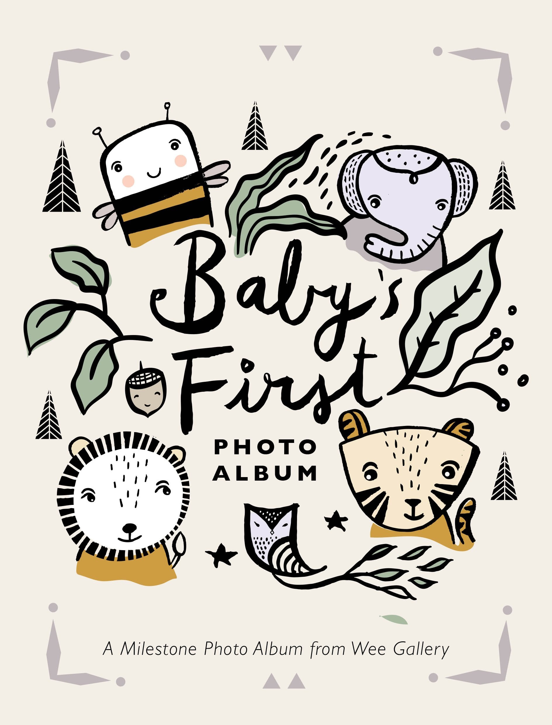 Baby's First Photo Album: A Milestone Photo Album book