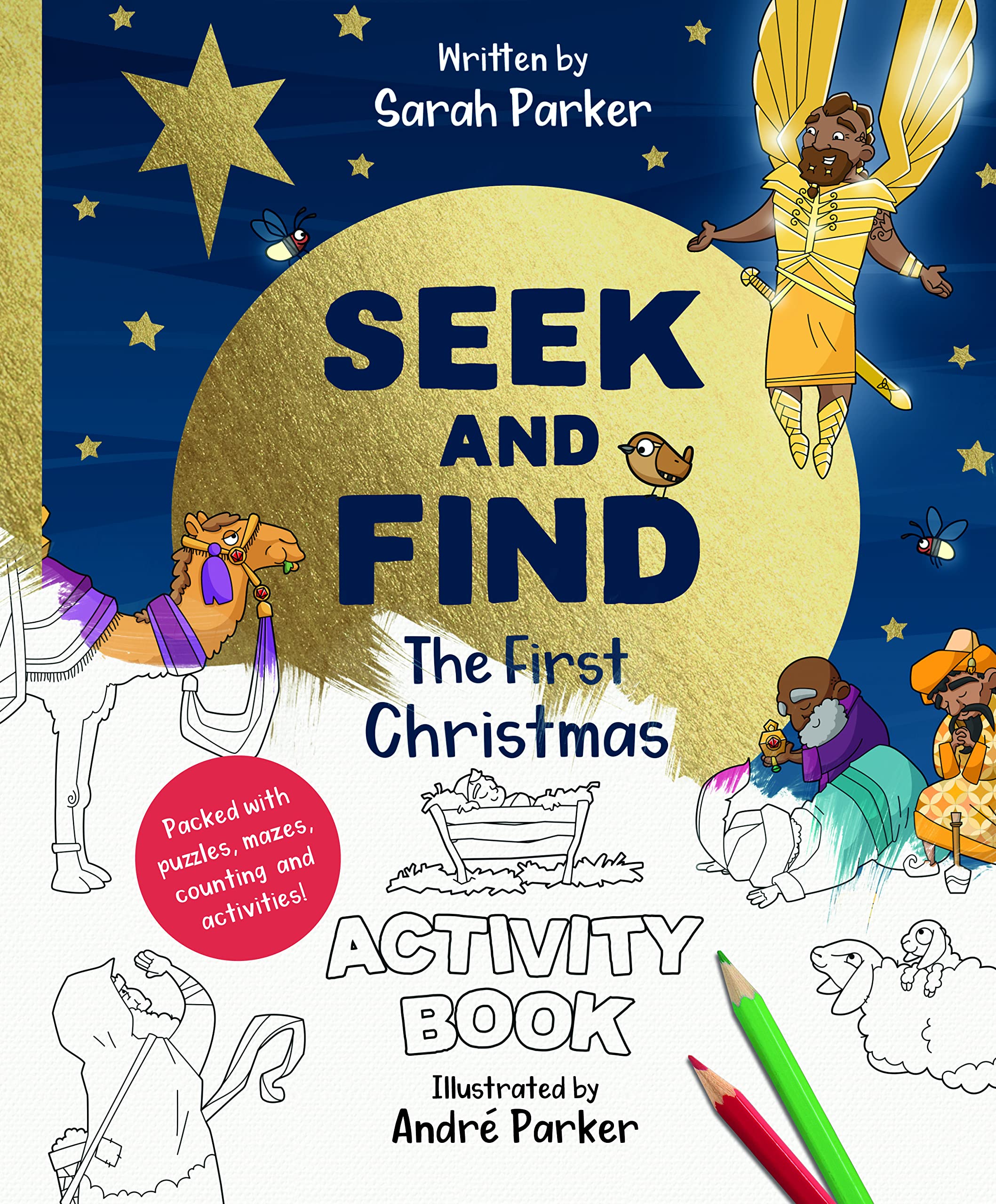 Seek and Find: The First Christmas Activity Book: Packed With Puzzles, Mazes, Counting, and Activities! Non-fiction