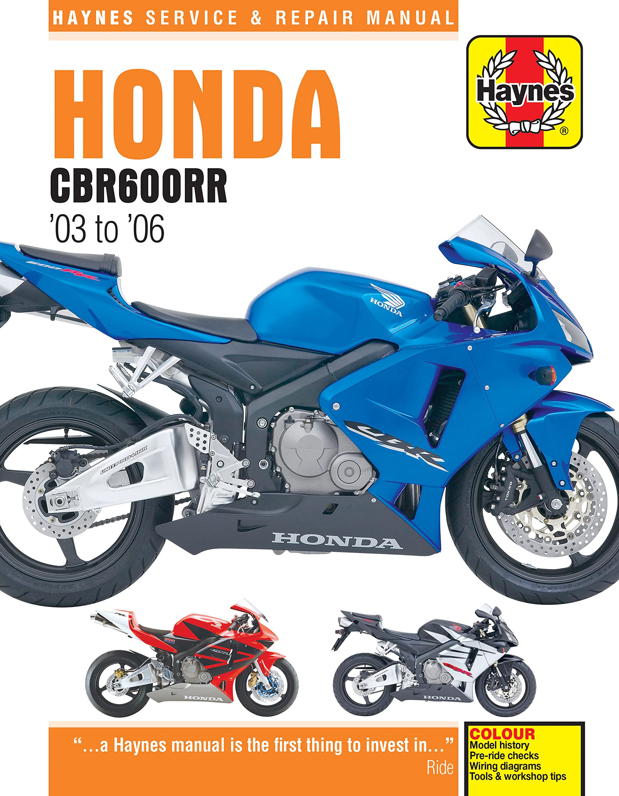 Honda Cbr600rr, '03-'06 (Haynes Powersport) Hobbies & Crafts