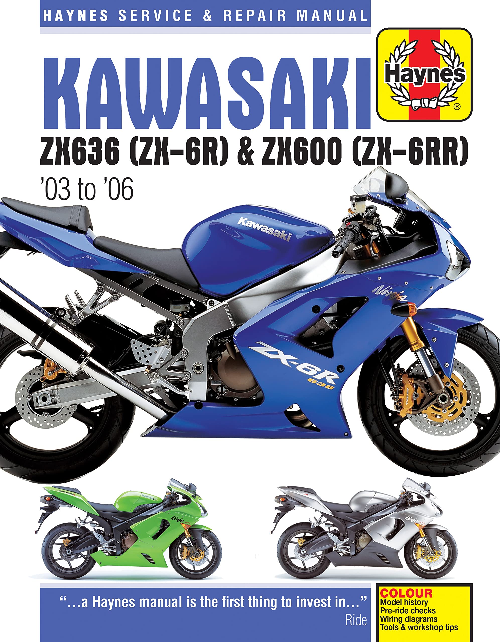 Kawasaki ZX-6R (03-06): 45080 (Haynes Service and Repair Manual) Hobbies & Crafts