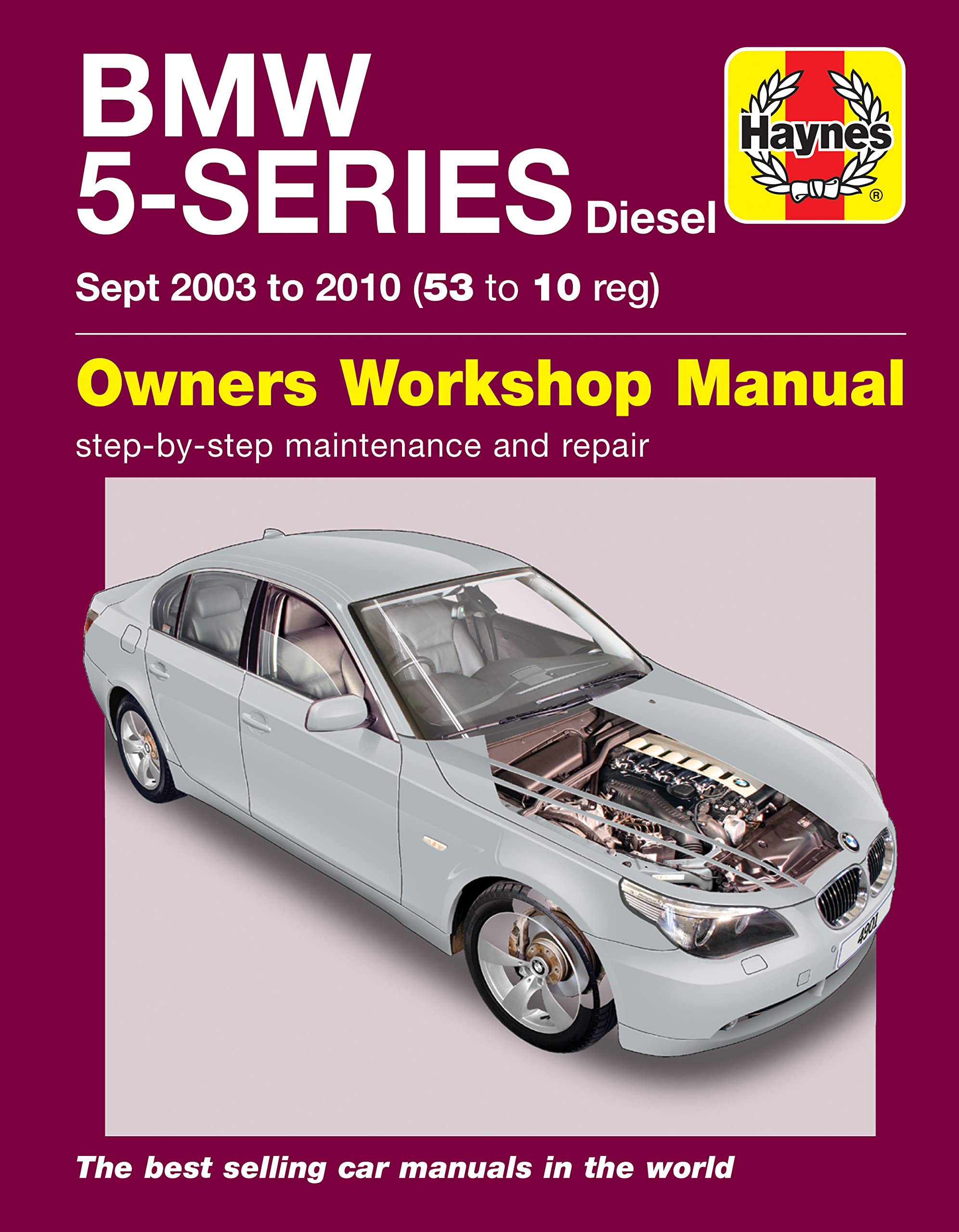 BMW 5 Series Diesel (Sept 03 - 10) Haynes Repair Manual Leisure, Home & Garden