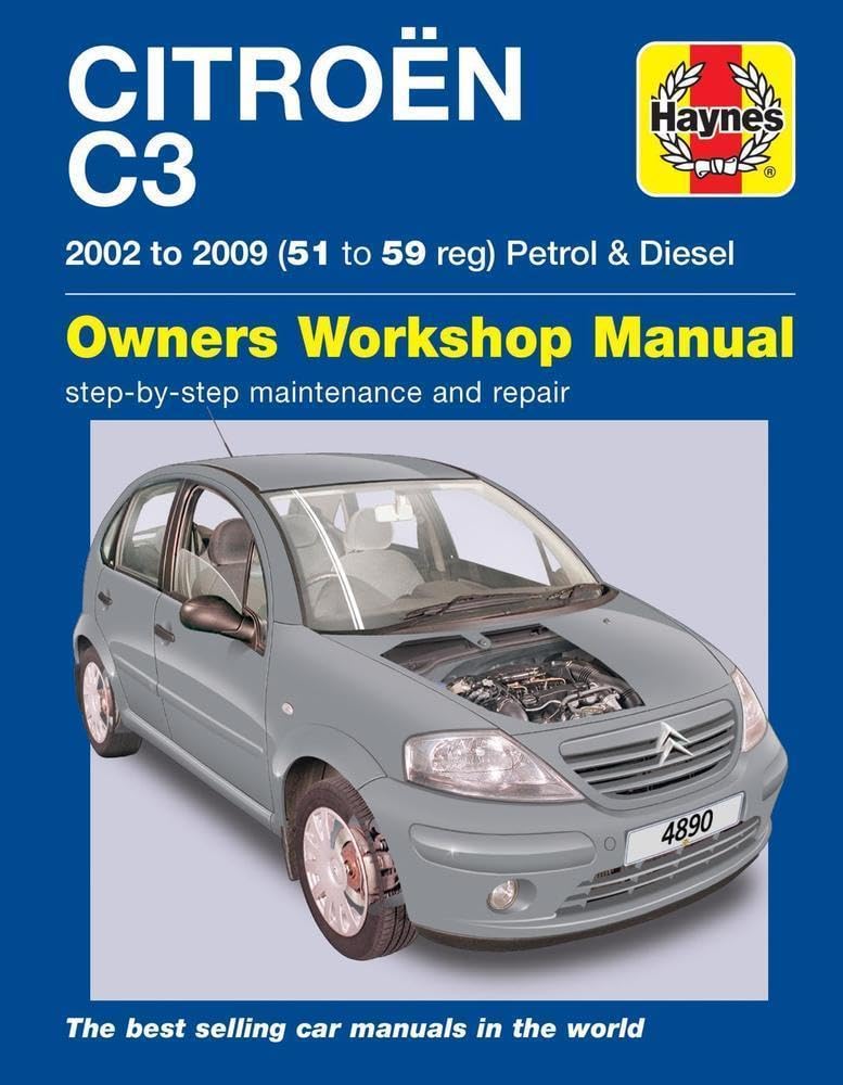 Citroen C3 Petrol & Diesel (02 - 09) Haynes Repair Manual Leisure, Home & Garden