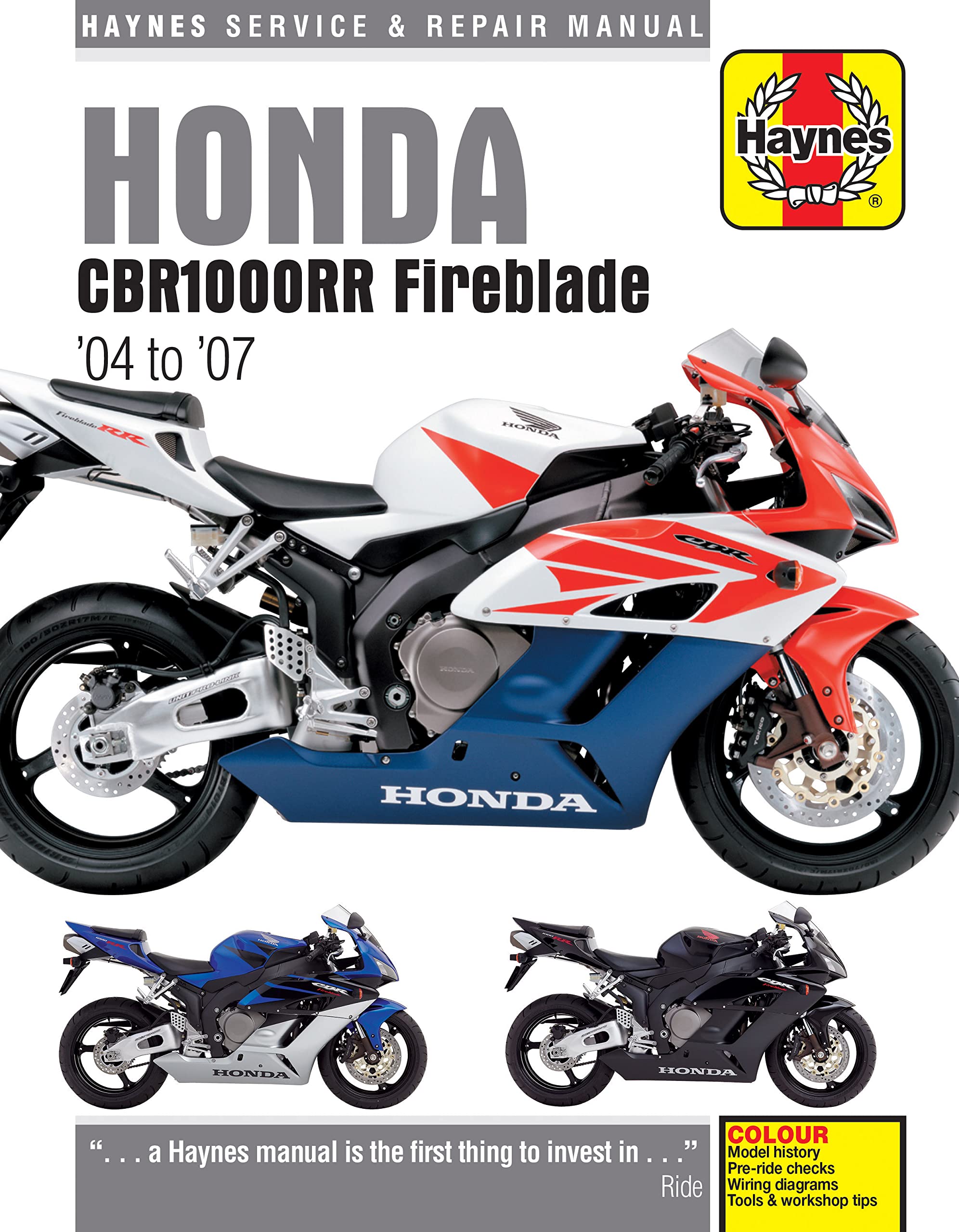 Honda CBR1000RR (04 -07): 04-07: 45111 (Haynes Powersport) Hobbies & Crafts