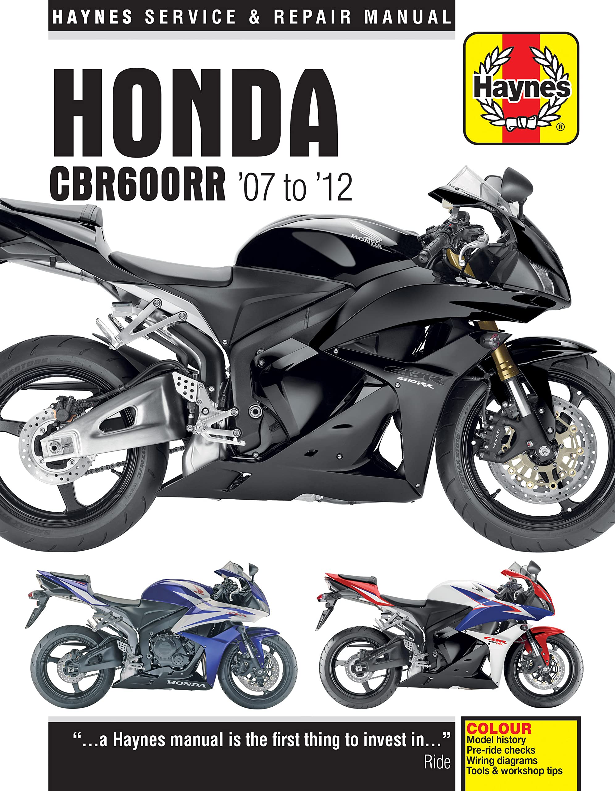 Honda CBR600RR (07 - 12) (Haynes Powersport) Hobbies & Crafts